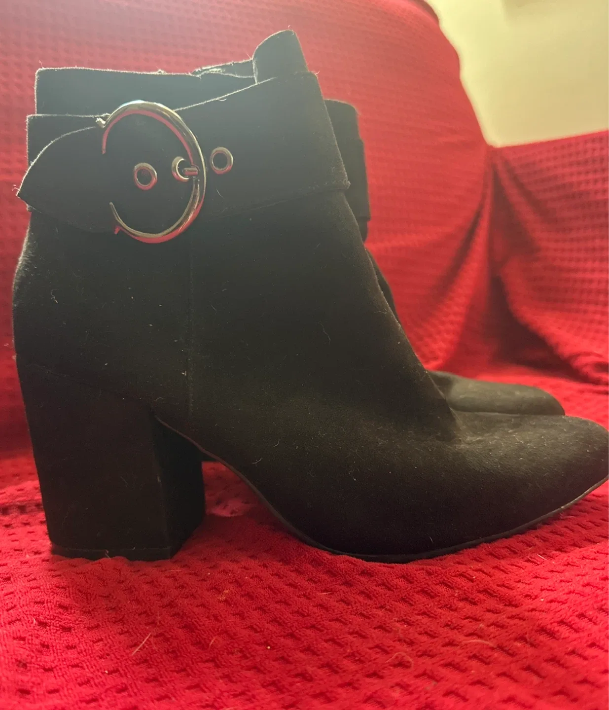 Black Heeled Ankle Boots - Size 9 image indicator(2)