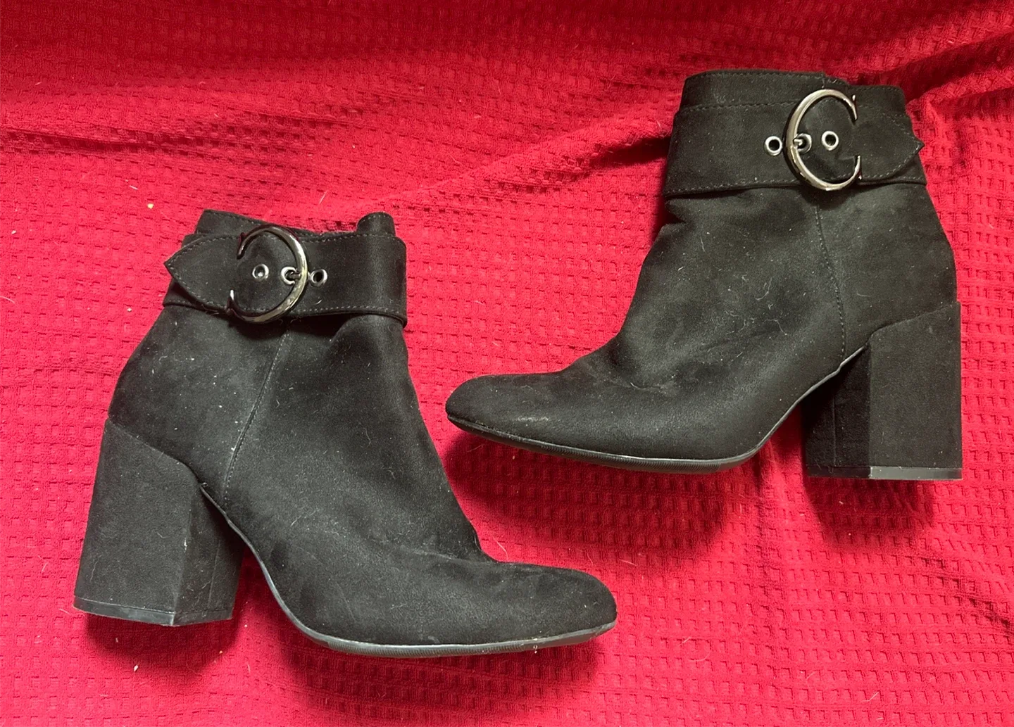 Black Heeled Ankle Boots - Size 9 image indicator(7)