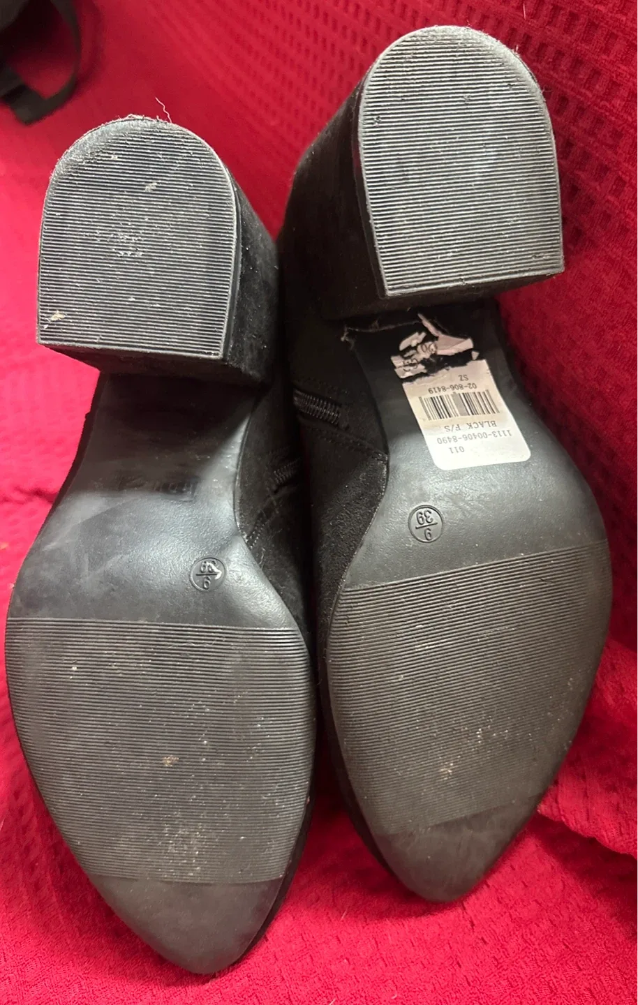 Black Heeled Ankle Boots - Size 9 image indicator(5)