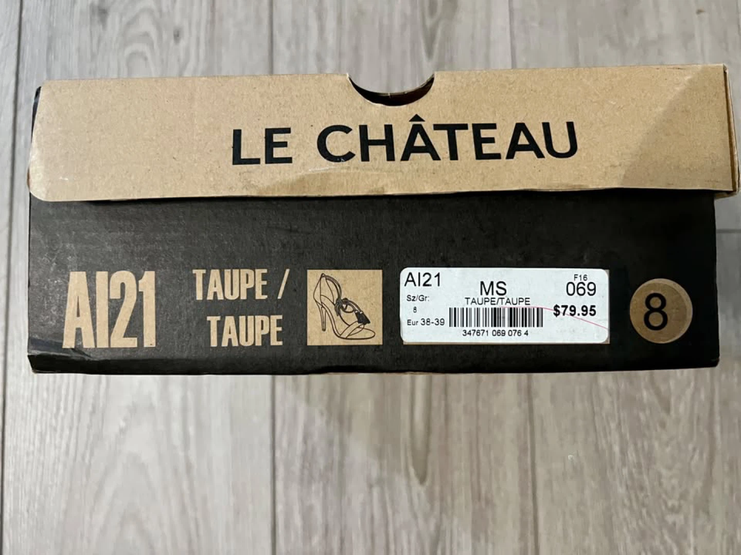 Le Chateau Taupe Heels - Size 8 - photo 2