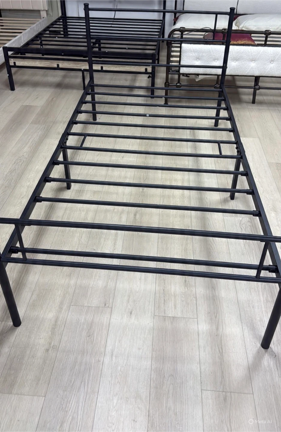 Black Metal Bed Frame - Great Condition!