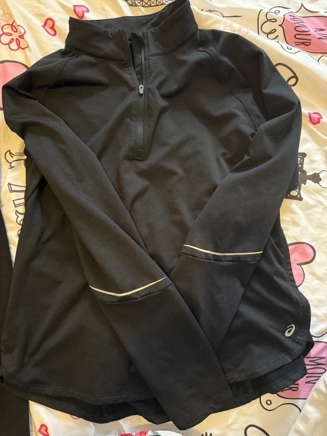 Black Half-Zip Pullover shirt thumbnail