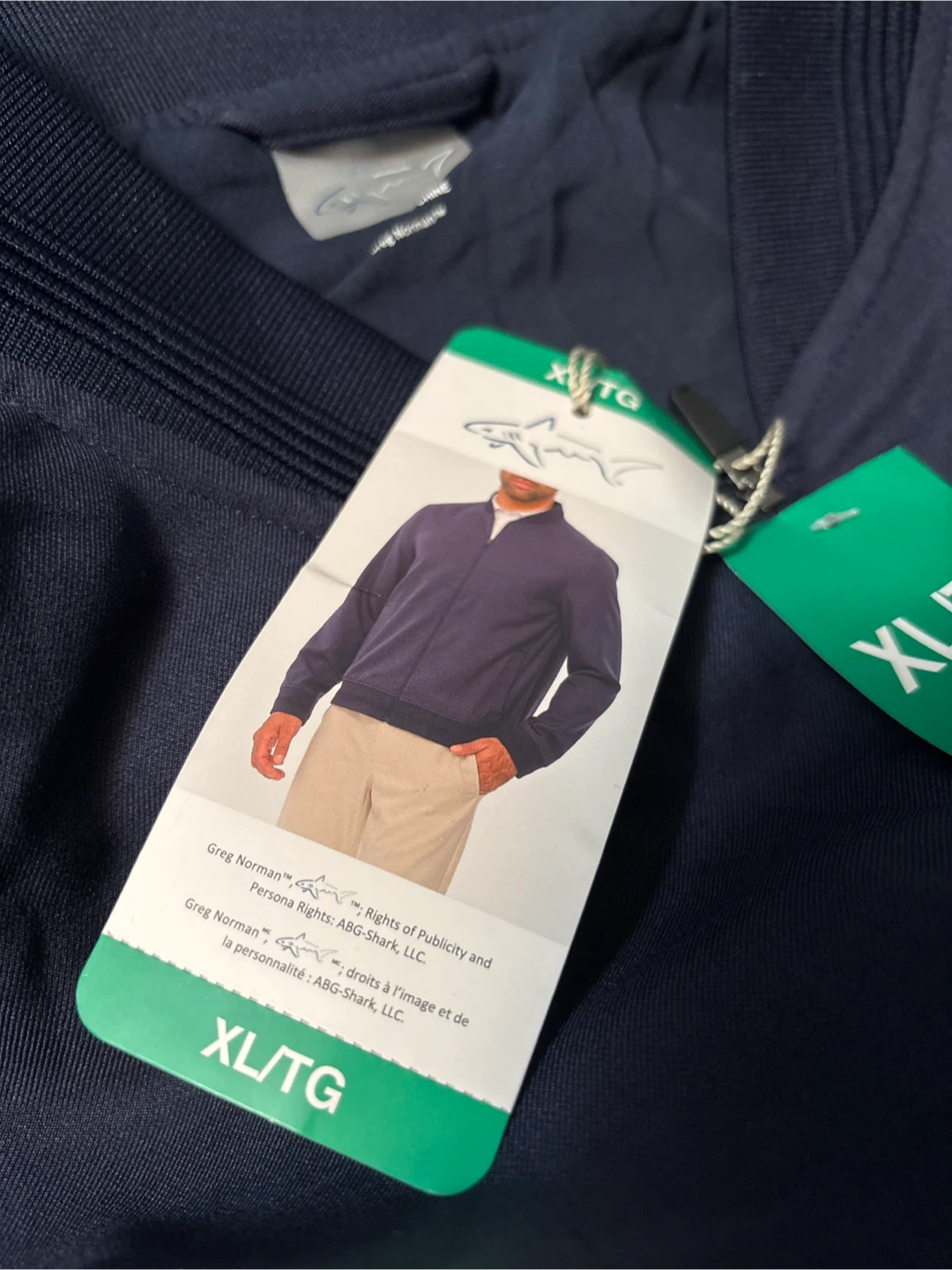 Greg Norman XL Navy Blue Jacket - New with Tags! - photo 2