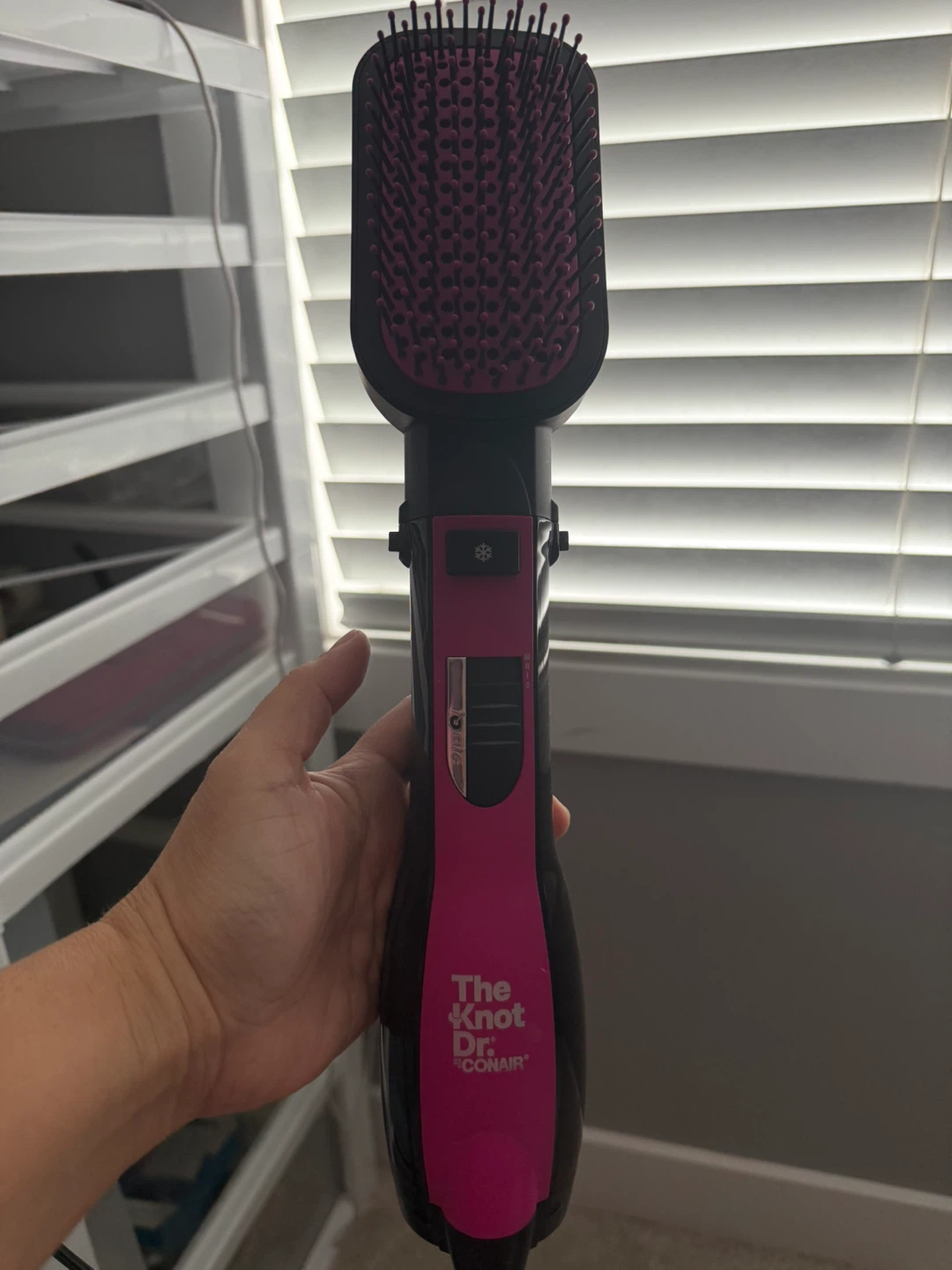 Conair The Knot Dr. Detangling Hot Air Brush