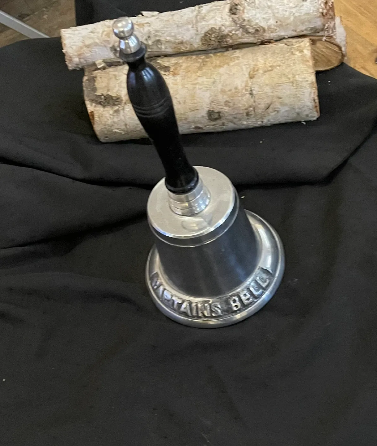 Silver coloured Captain's Bell