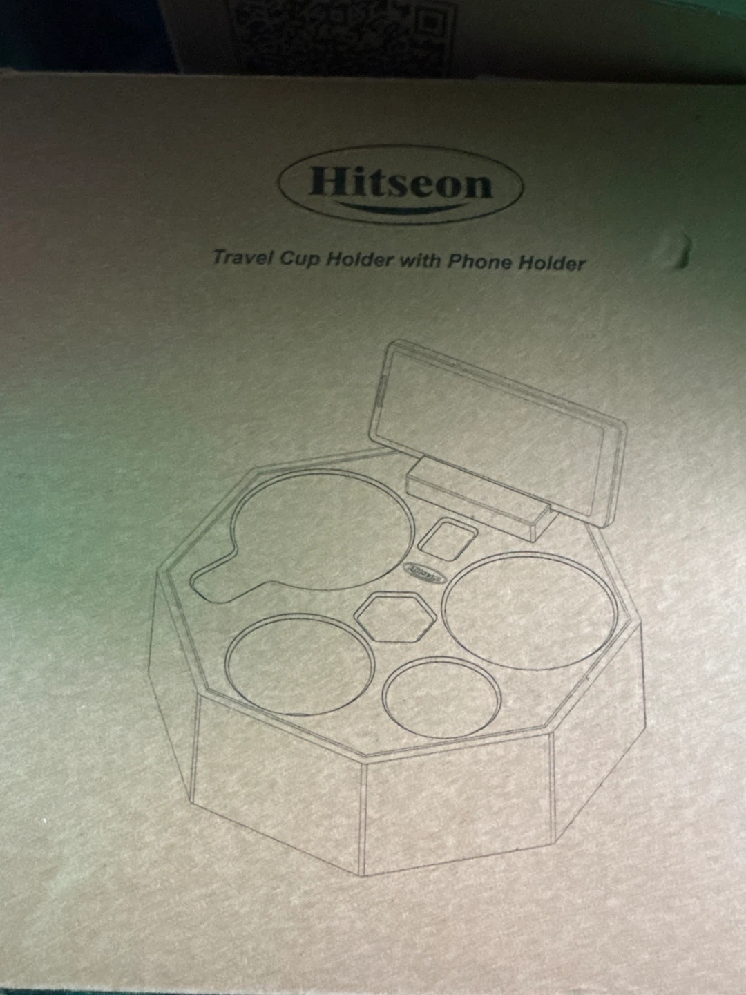 Hitseon Travel Cup Holder with Phone Holder