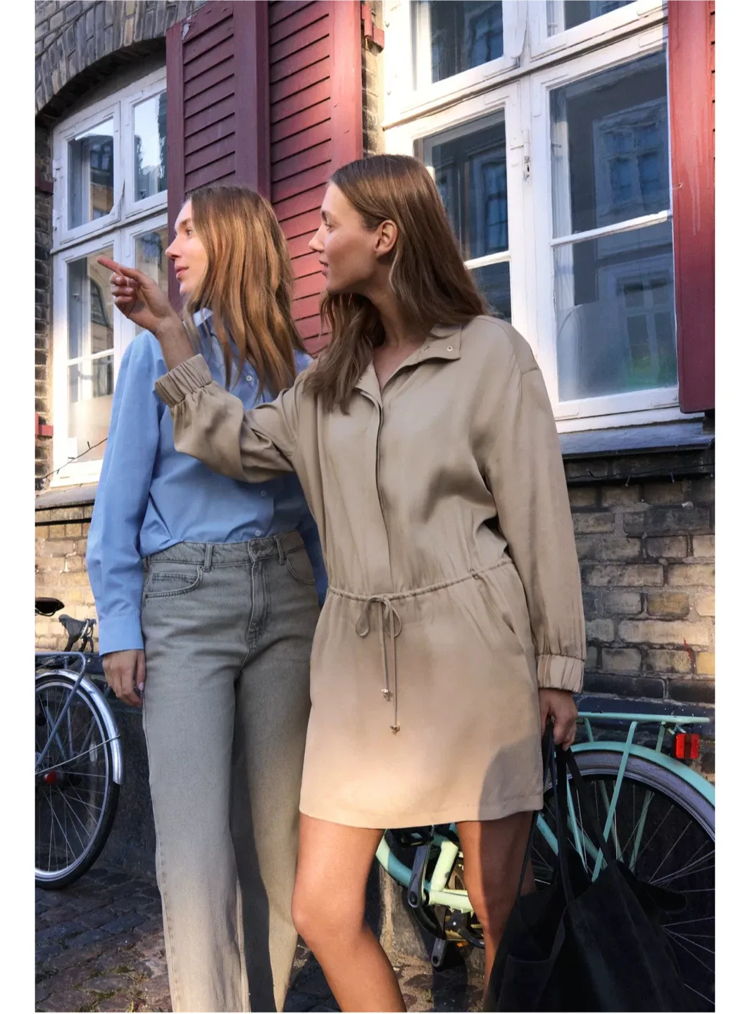 Zara Mini Dress - Beige