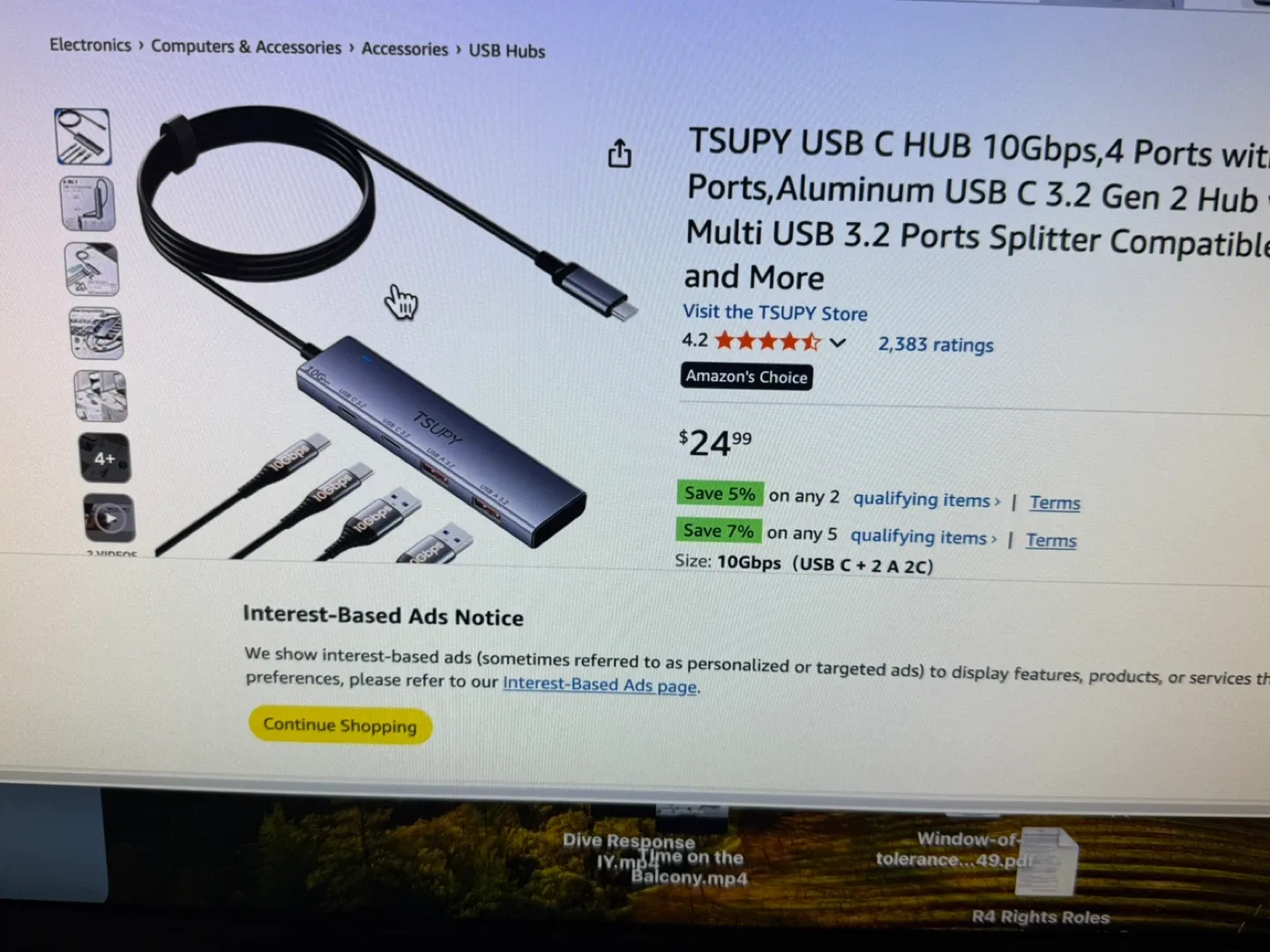 TSUPY USB C Hub - 11 in 1 Adapter image indicator(2)