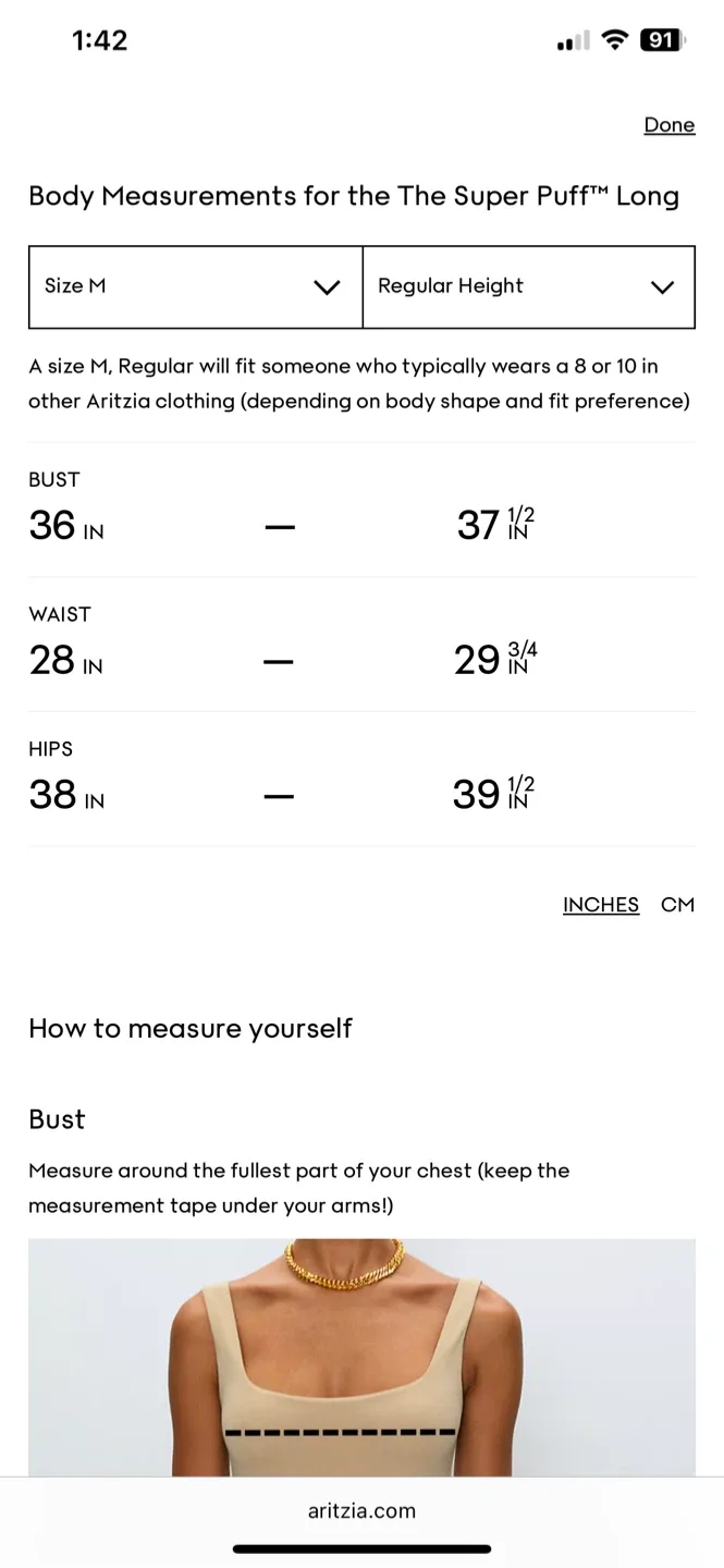 Aritzia The Super Puff Long - Matte Pearl, Size M image indicator(4)