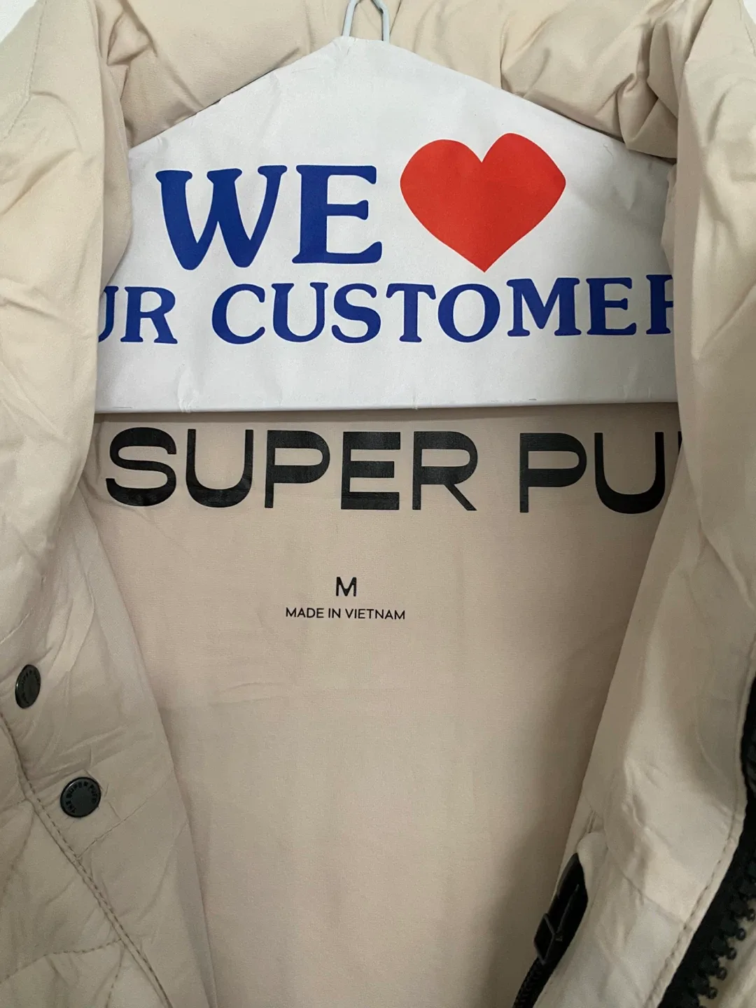 Aritzia The Super Puff Long - Matte Pearl, Size M image indicator(6)