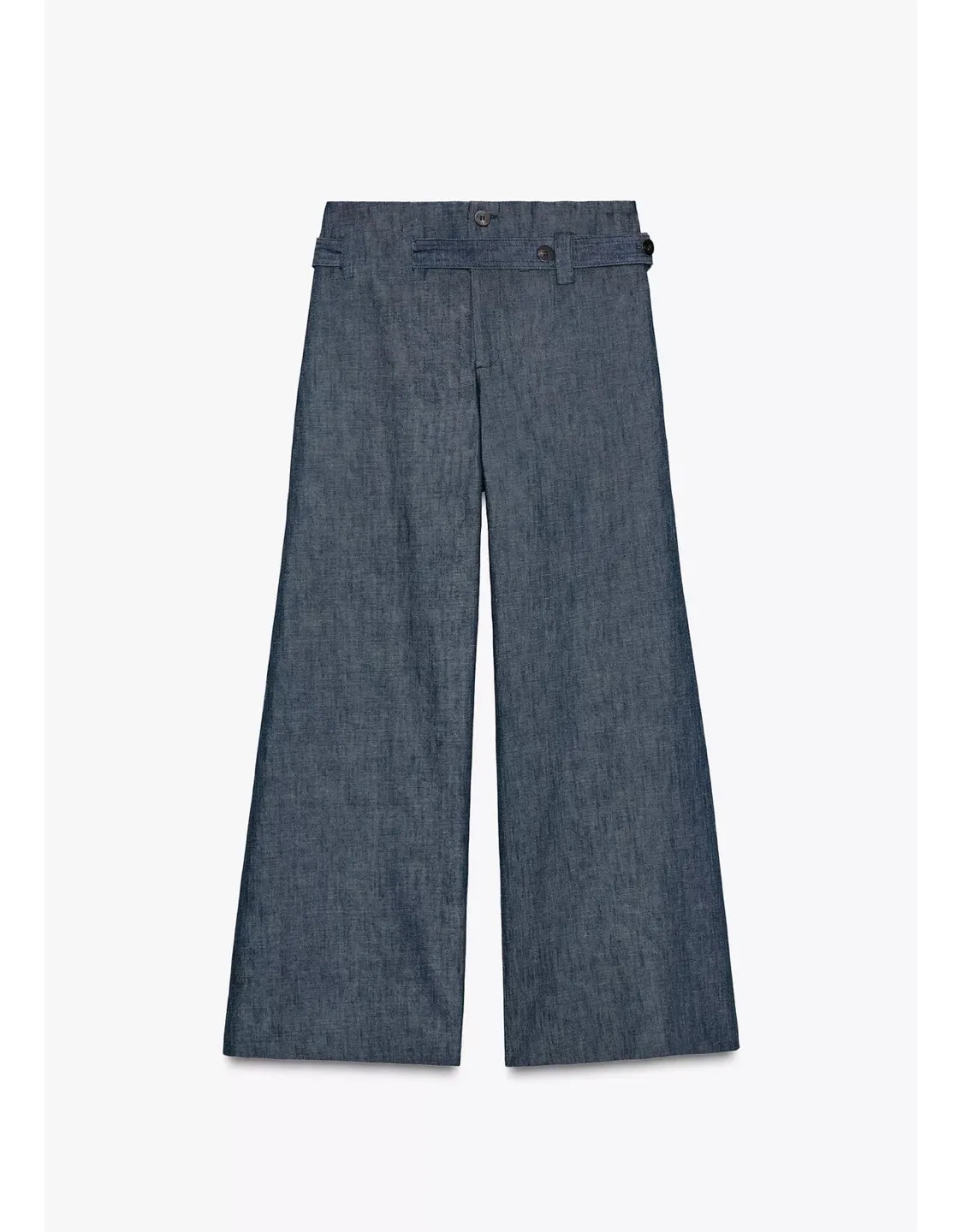 Zara Wide Leg Denim Trousers image indicator(2)