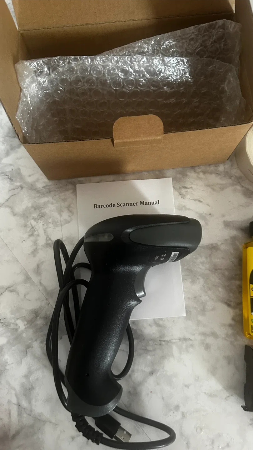 New NETUM RD-2013 Barcode Scanner - Black image indicator(2)