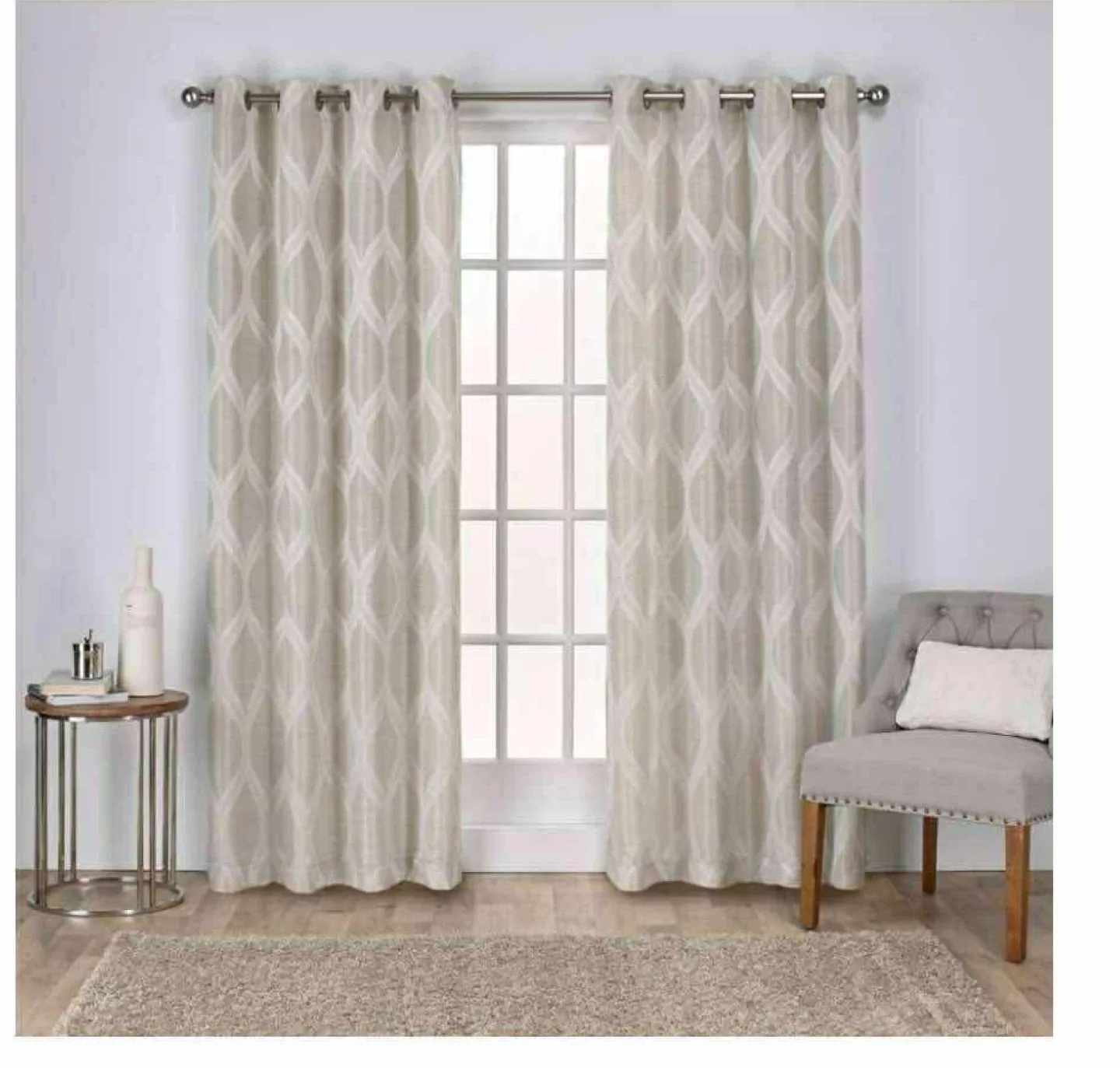 Set of 2  Room Darkening Curtains