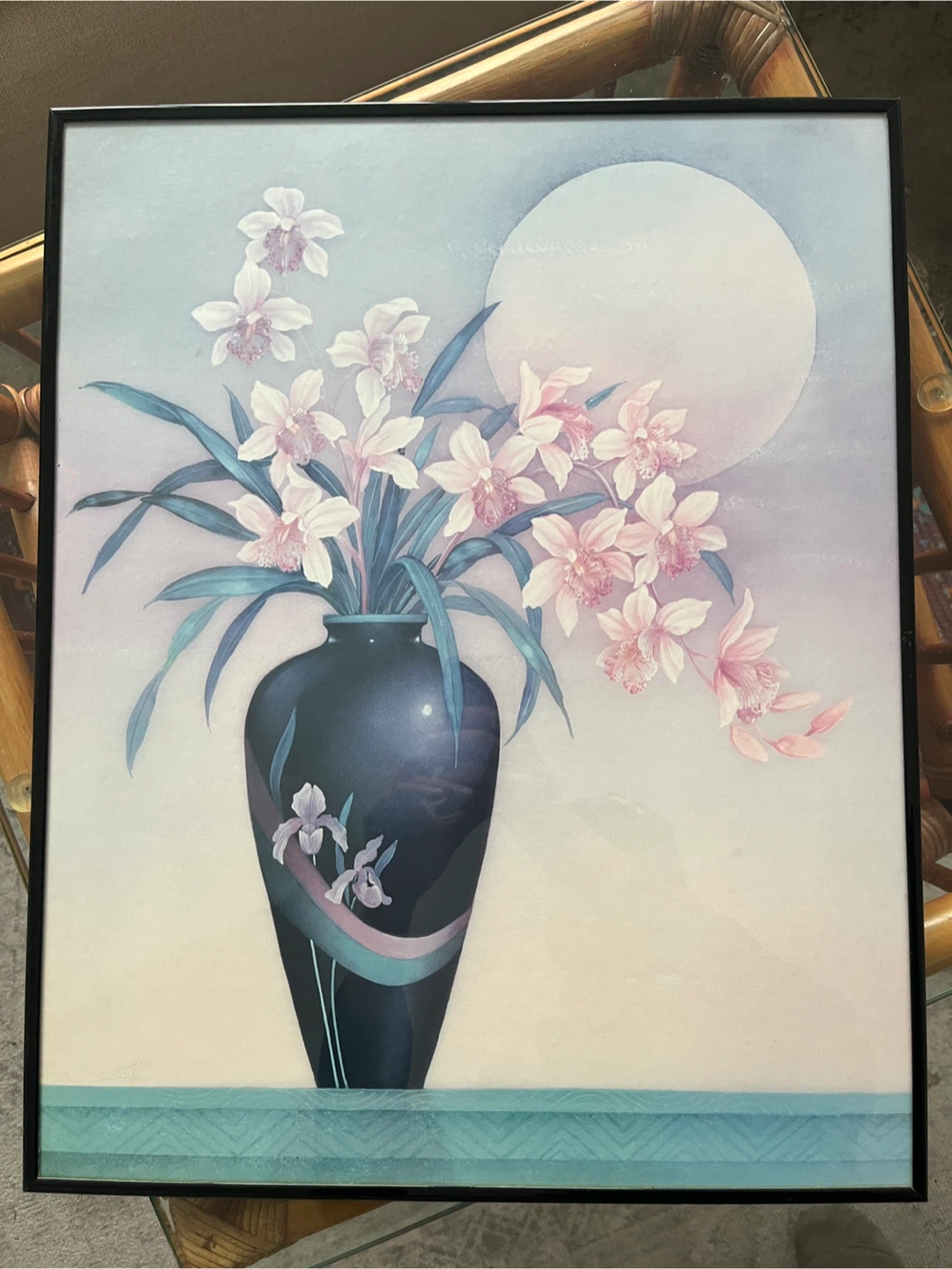 Framed Floral Print Art - photo 2