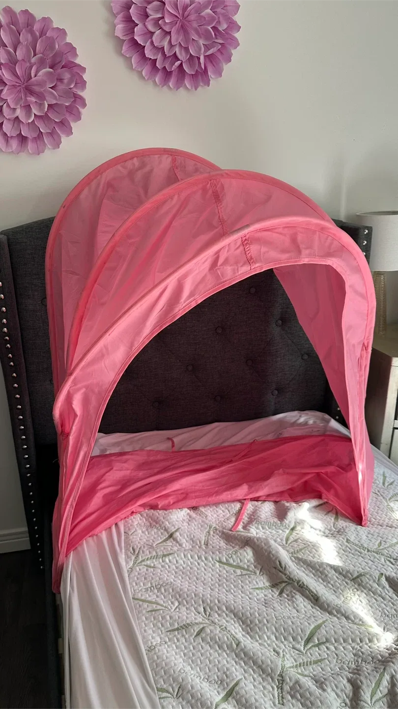 Pink Bed Tent