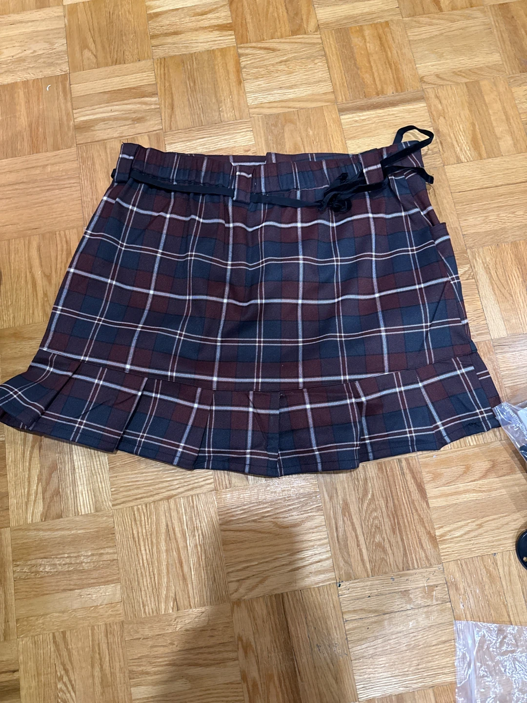 Ardene Plaid Skirt - Size L - photo 2