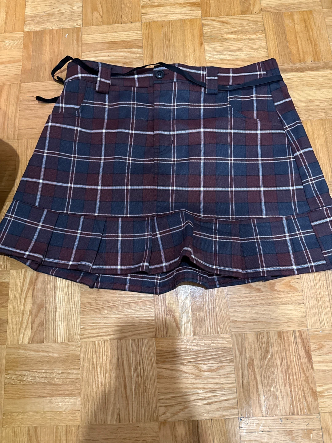 Ardene Plaid Skirt - Size L