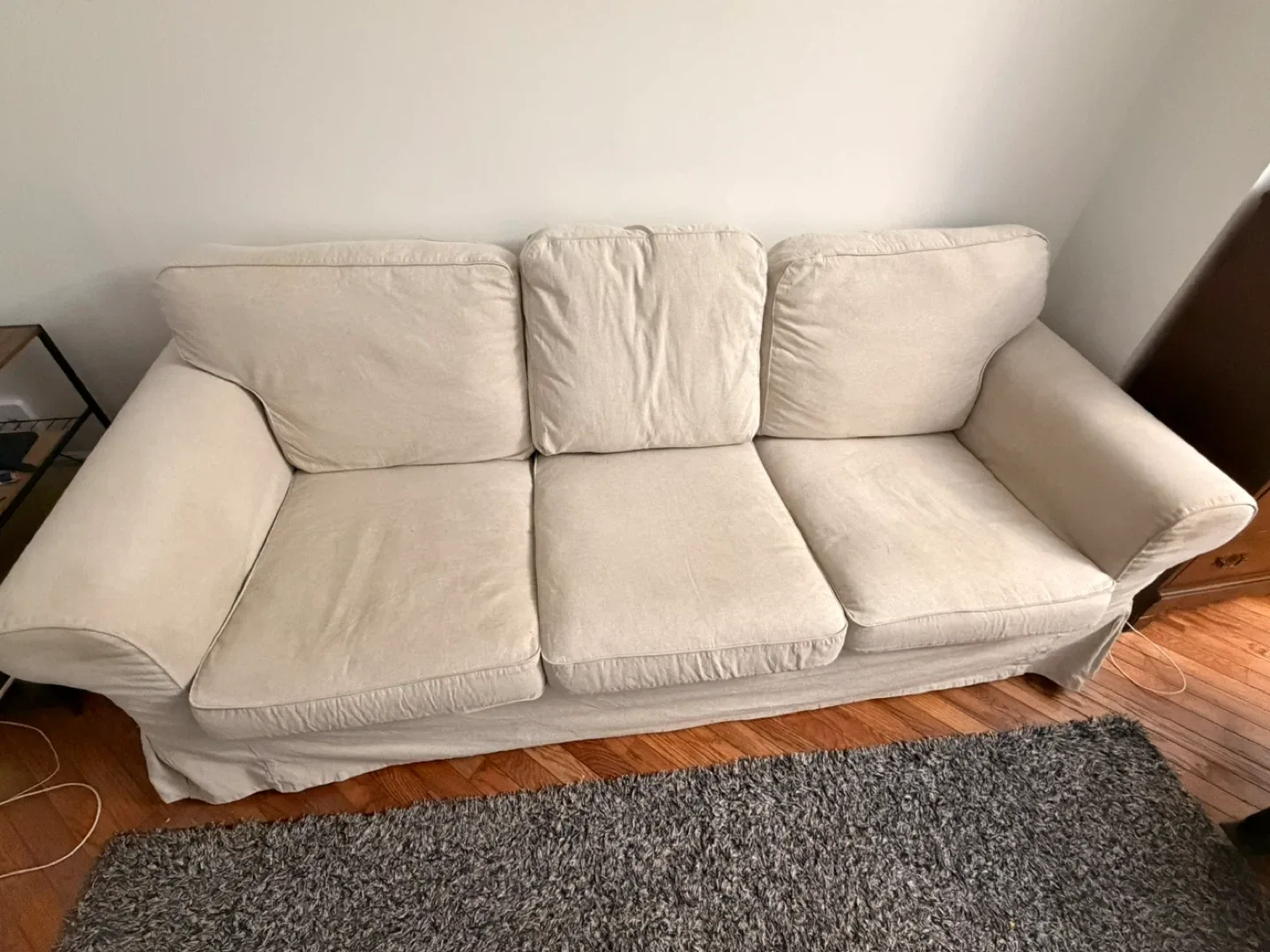 Comfy Beige 3-Seater Sofa