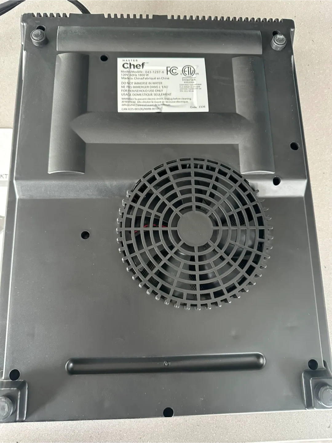 New Master Chef Portable Induction Cooktop image indicator(2)