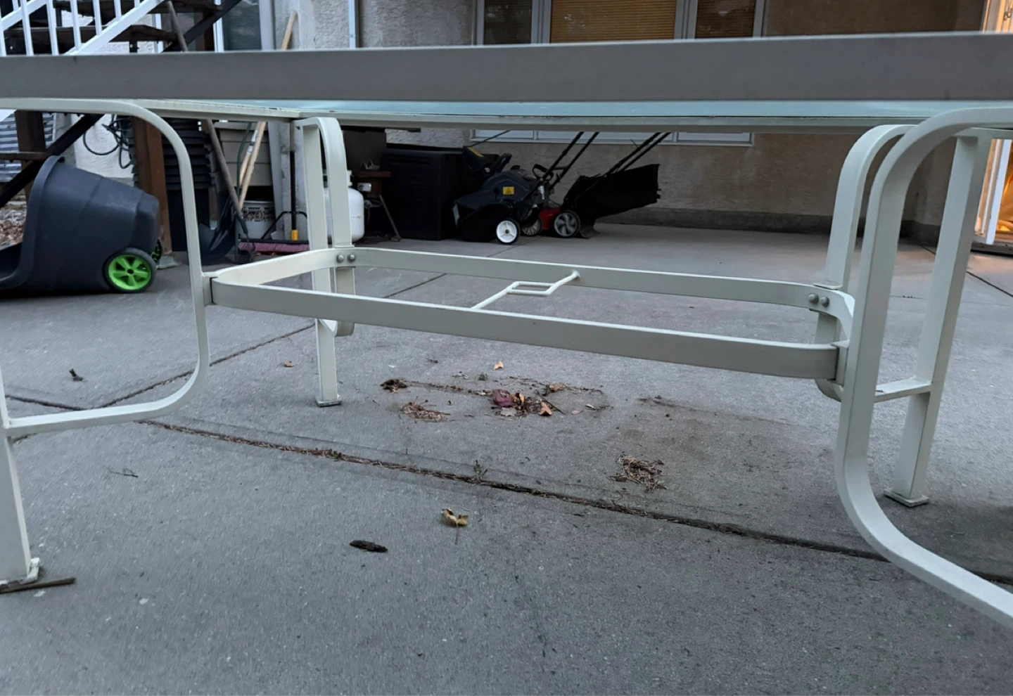 Outdoor Glass Top Table with Chairs - photo 4