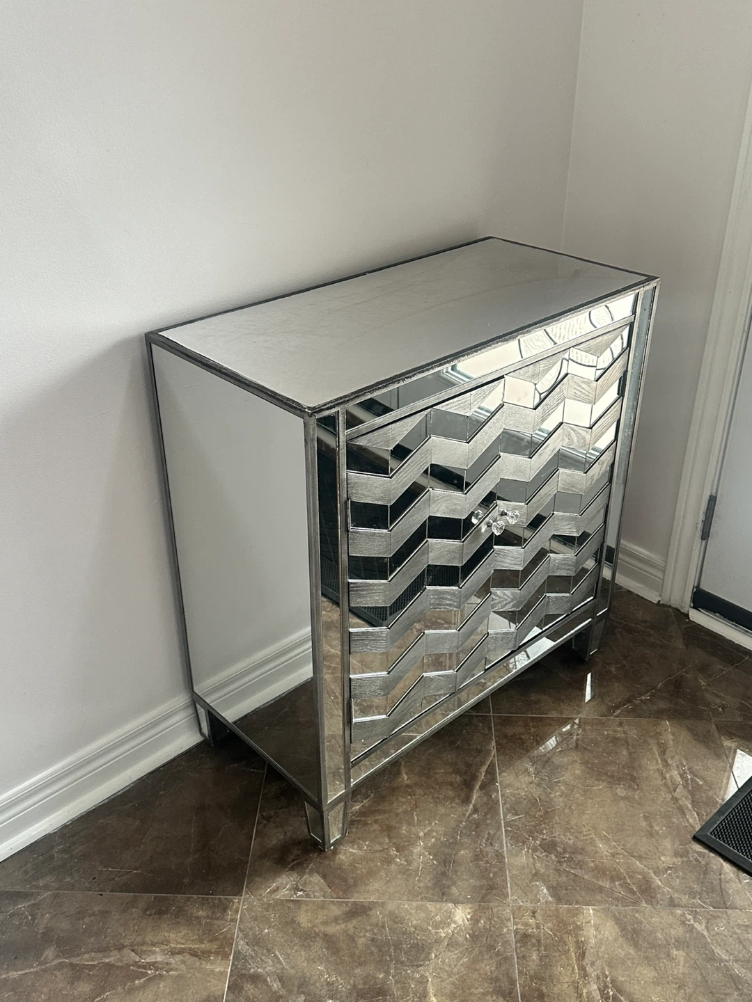 Mirrored Accent Cabinet - photo 2