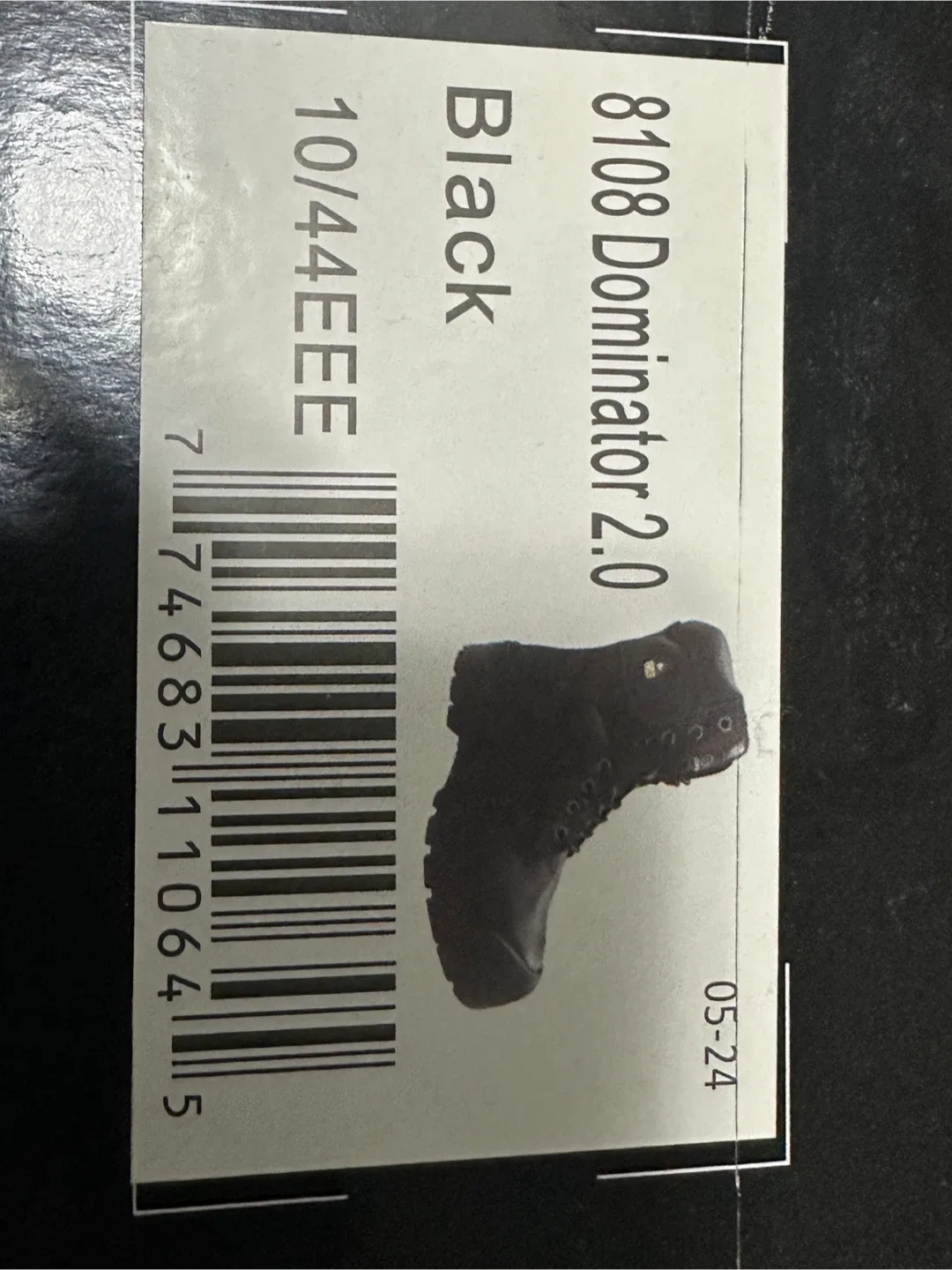 Sidewinder Dominator 2.0 Black Safety Shoes - Size 10 image indicator(4)