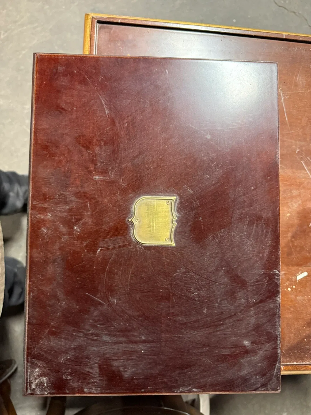 Vintage Wooden Secretary suitcase