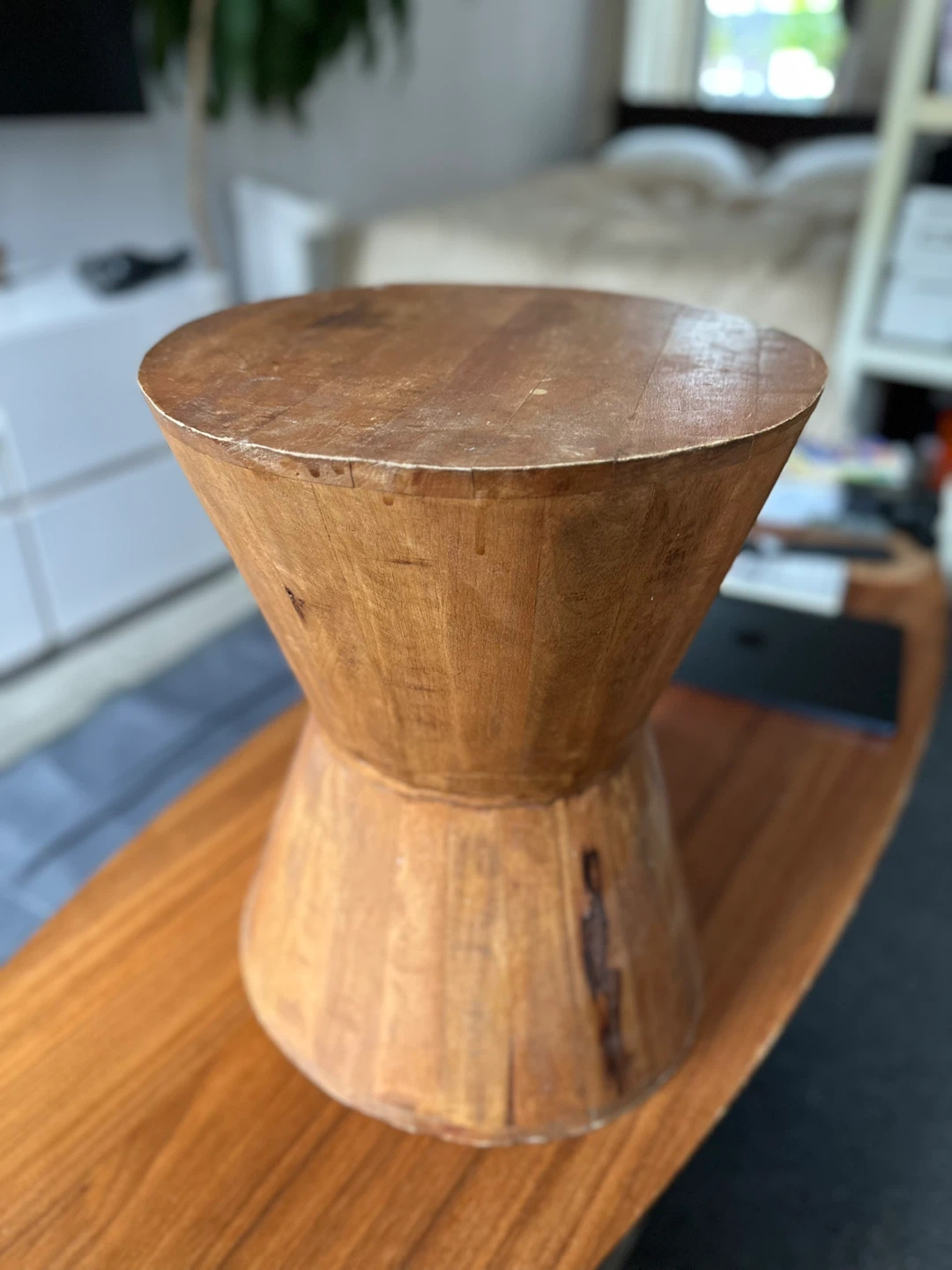 Wooden Accent Table/Stool - photo 4
