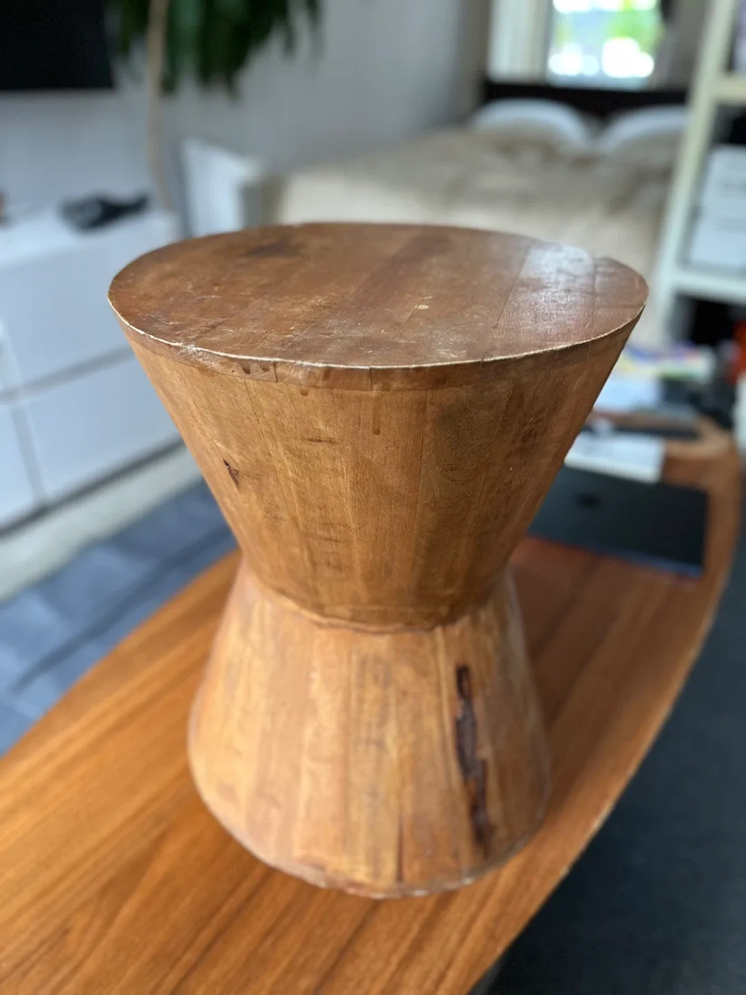 Wooden Accent Table/Stool image indicator(4)