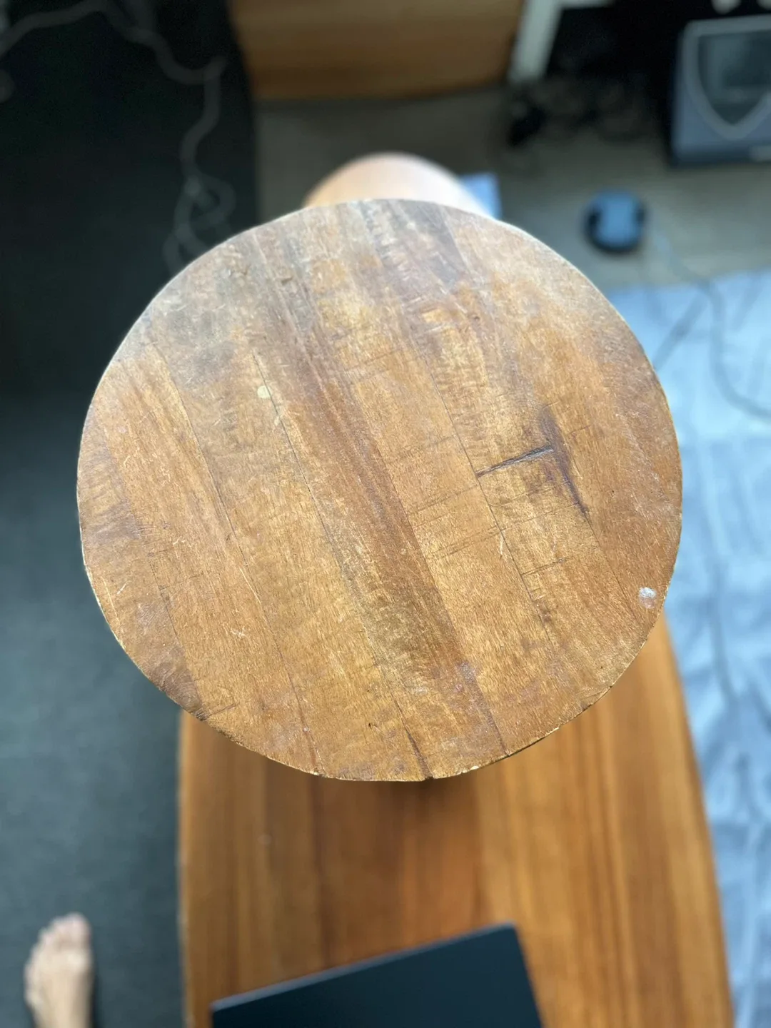 Wooden Accent Table/Stool image indicator(3)