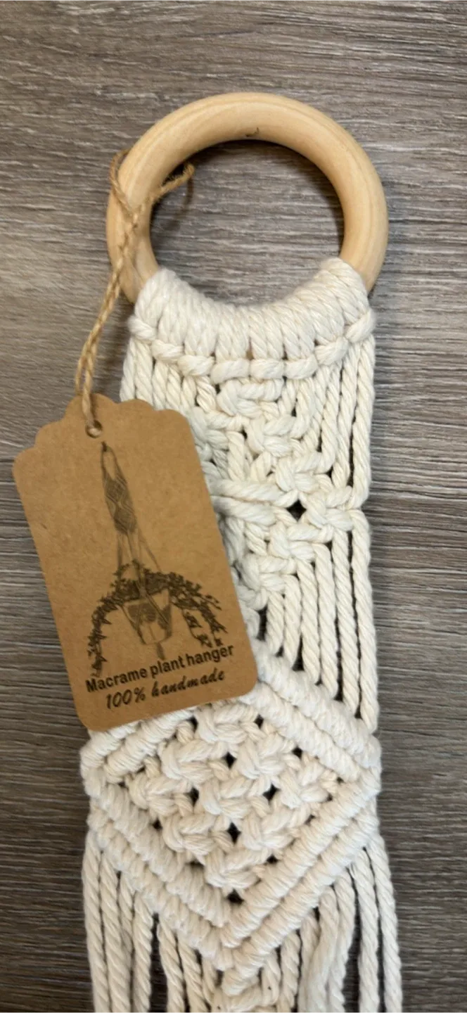 Macrame Plant Hanger - Handmade