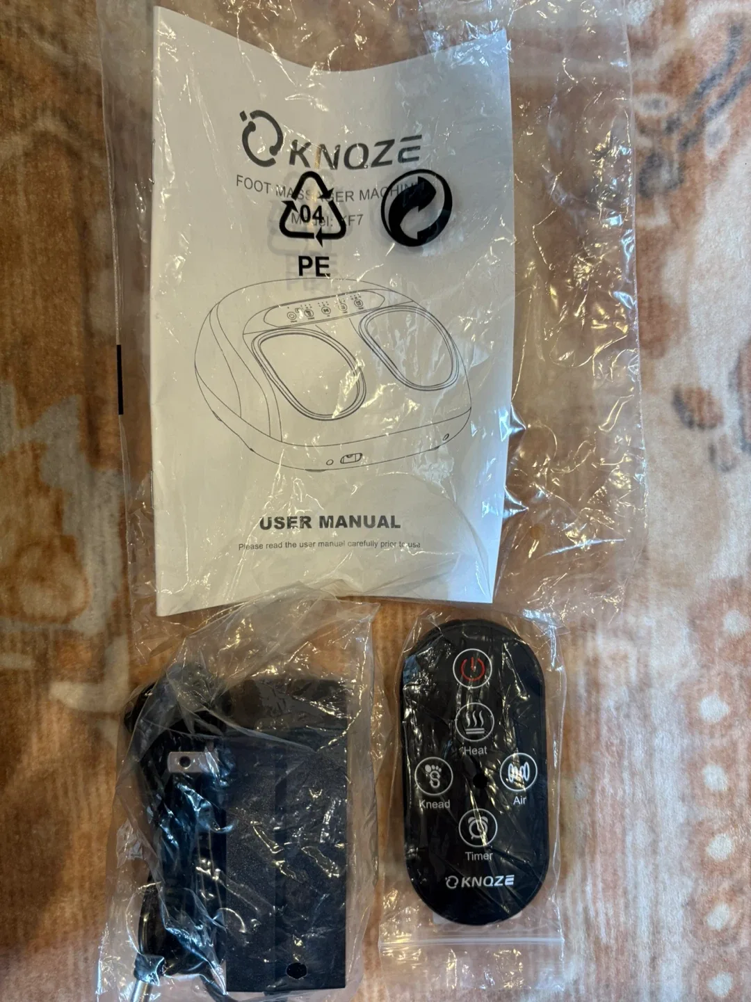 Knoze Foot Massager Machine with Remote image indicator(3)