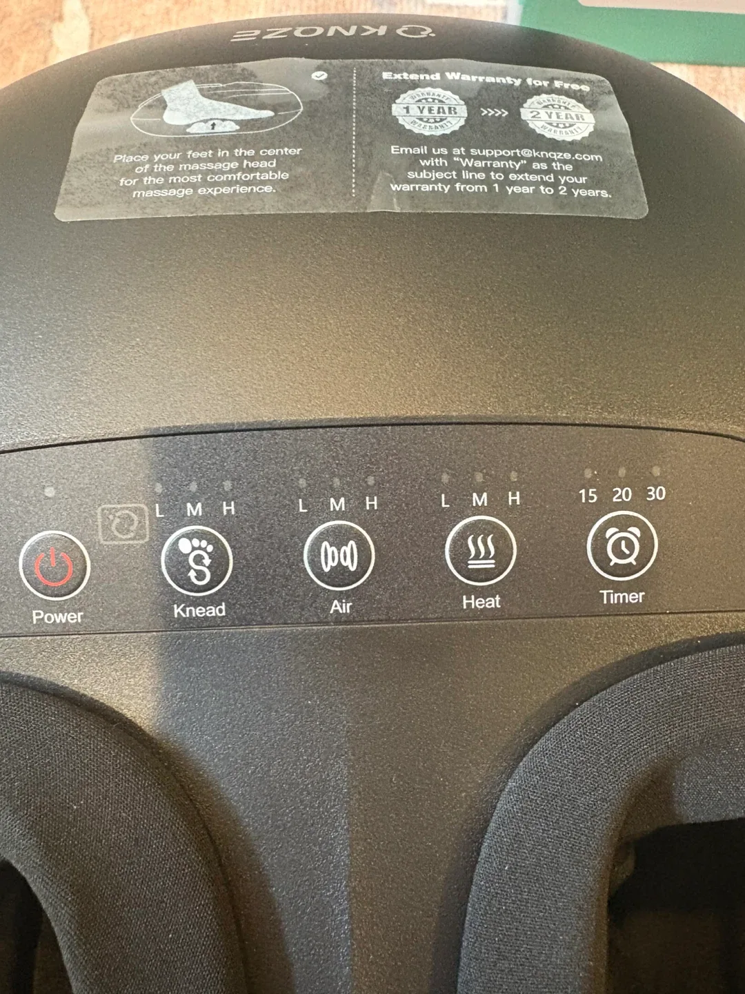 Knoze Foot Massager Machine with Remote image indicator(6)