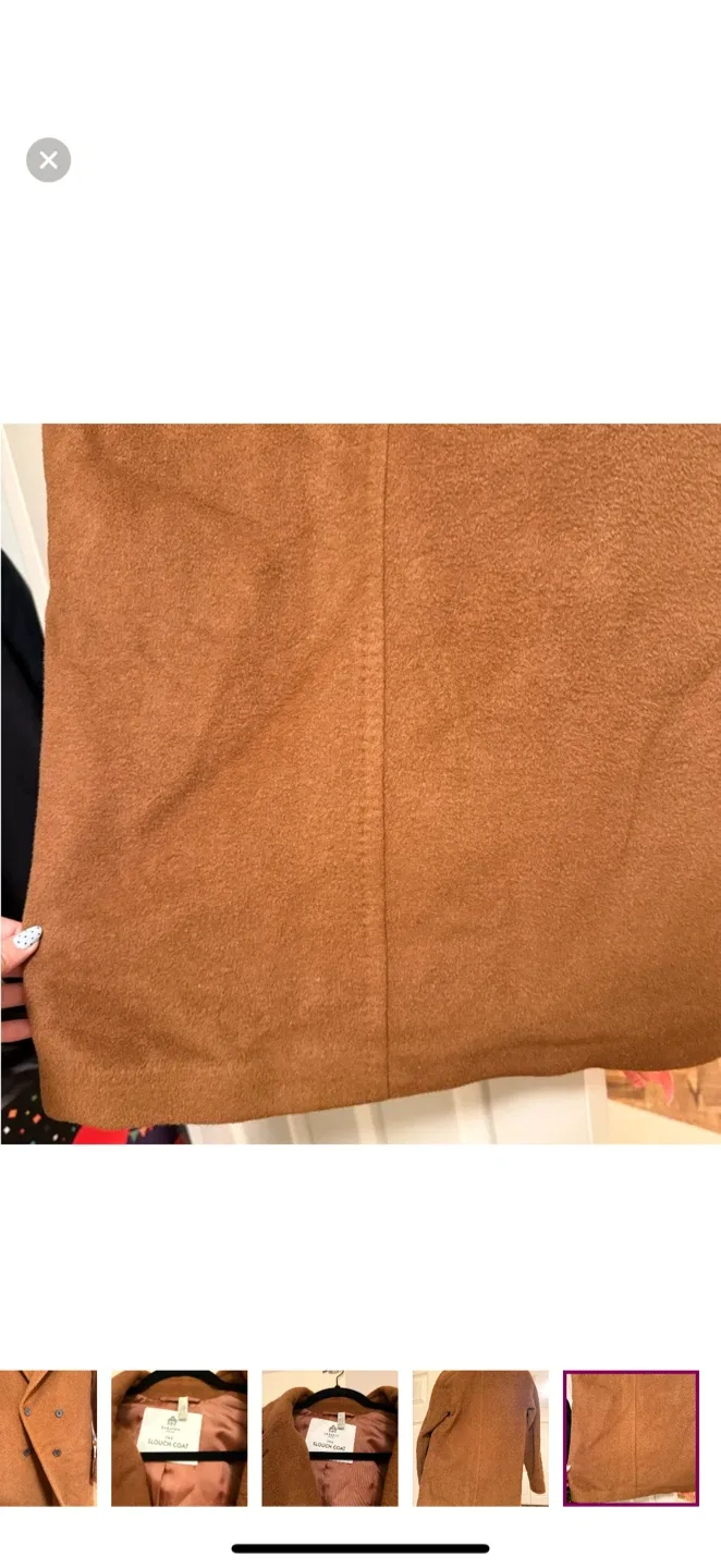 Babaton Slouch Coat - Camel Hair & Wool image indicator(8)