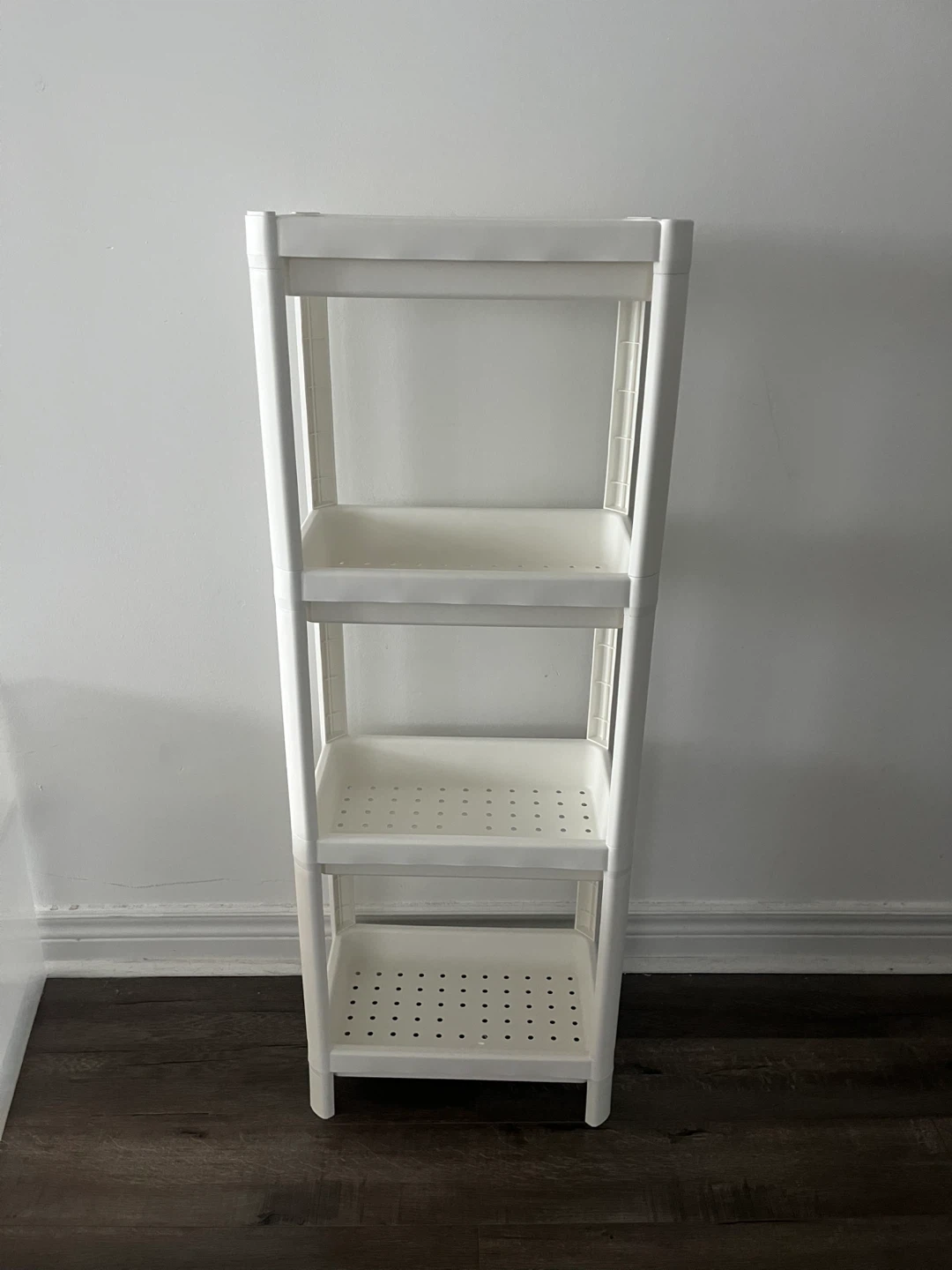 IKEA Vesken White Shelving Unit