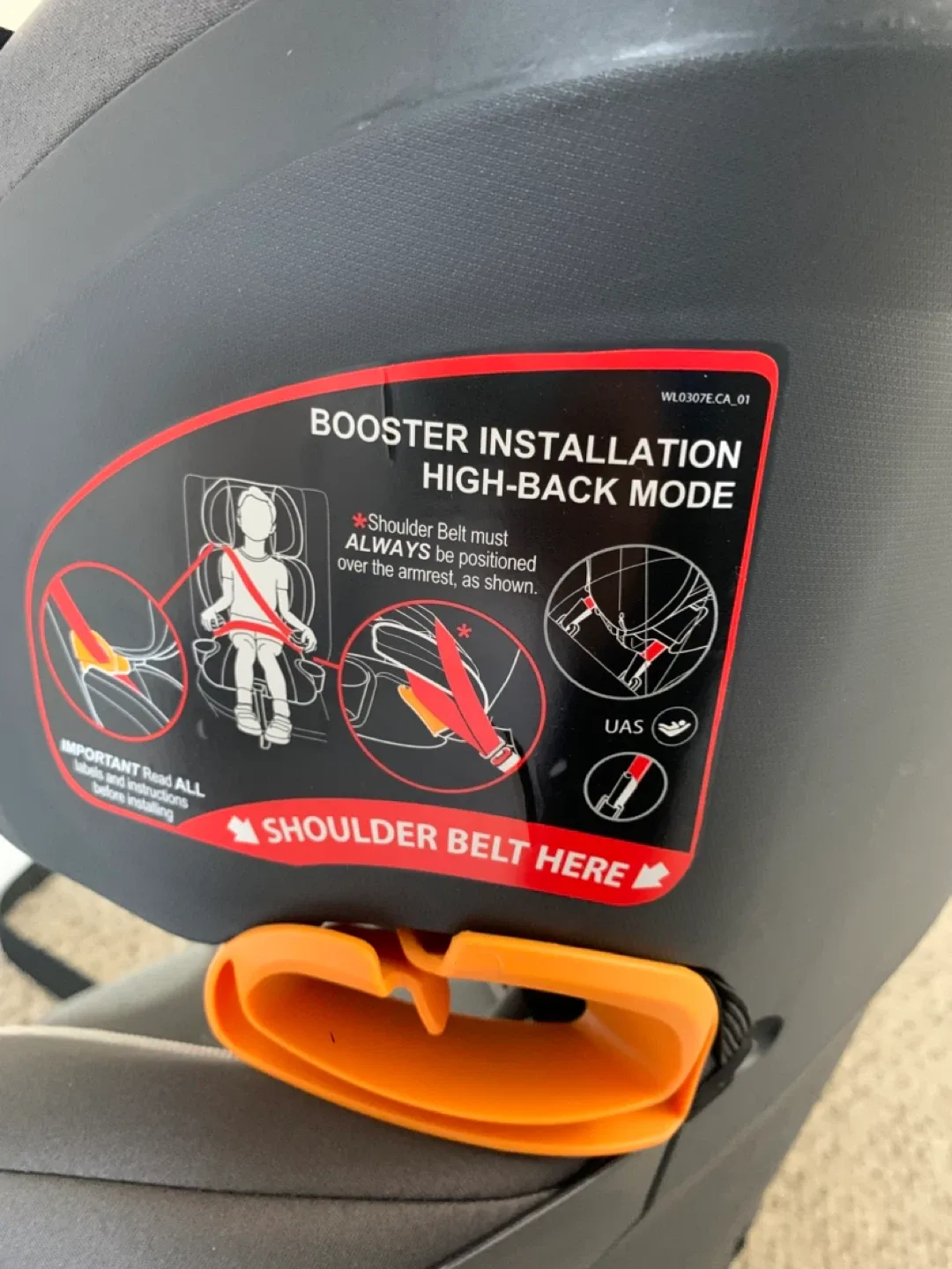 Booster Car Seat - Grey / kids car boosters seats image indicator(6)