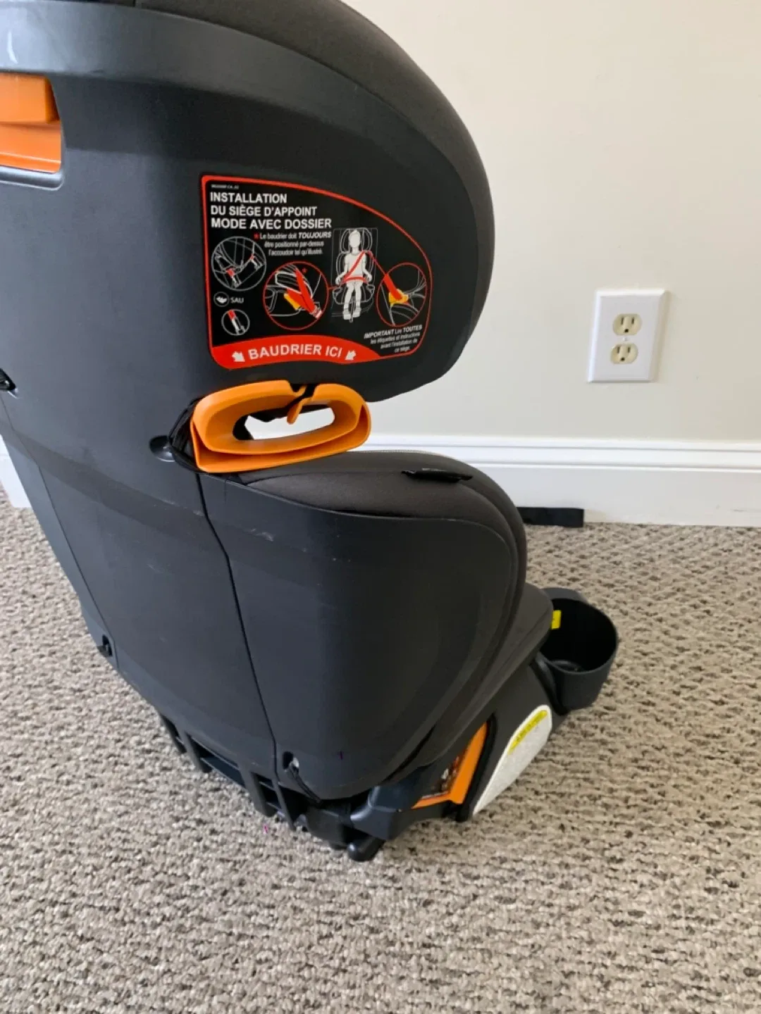 Booster Car Seat - Grey / kids car boosters seats image indicator(7)