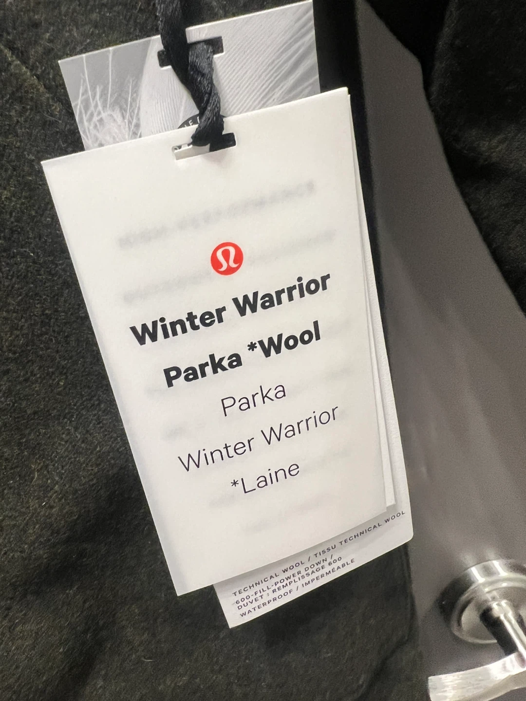 Lululemon Winter Warrior Parka *Wool - photo 5