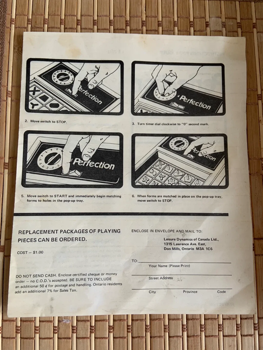 Vintage Lakeside Perfection Game image indicator(3)