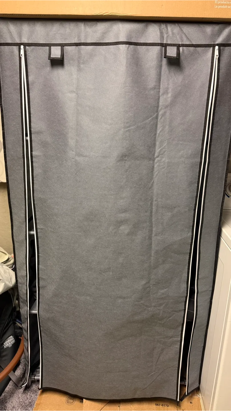 Portable Closet Wardrobe - Grey image indicator(2)