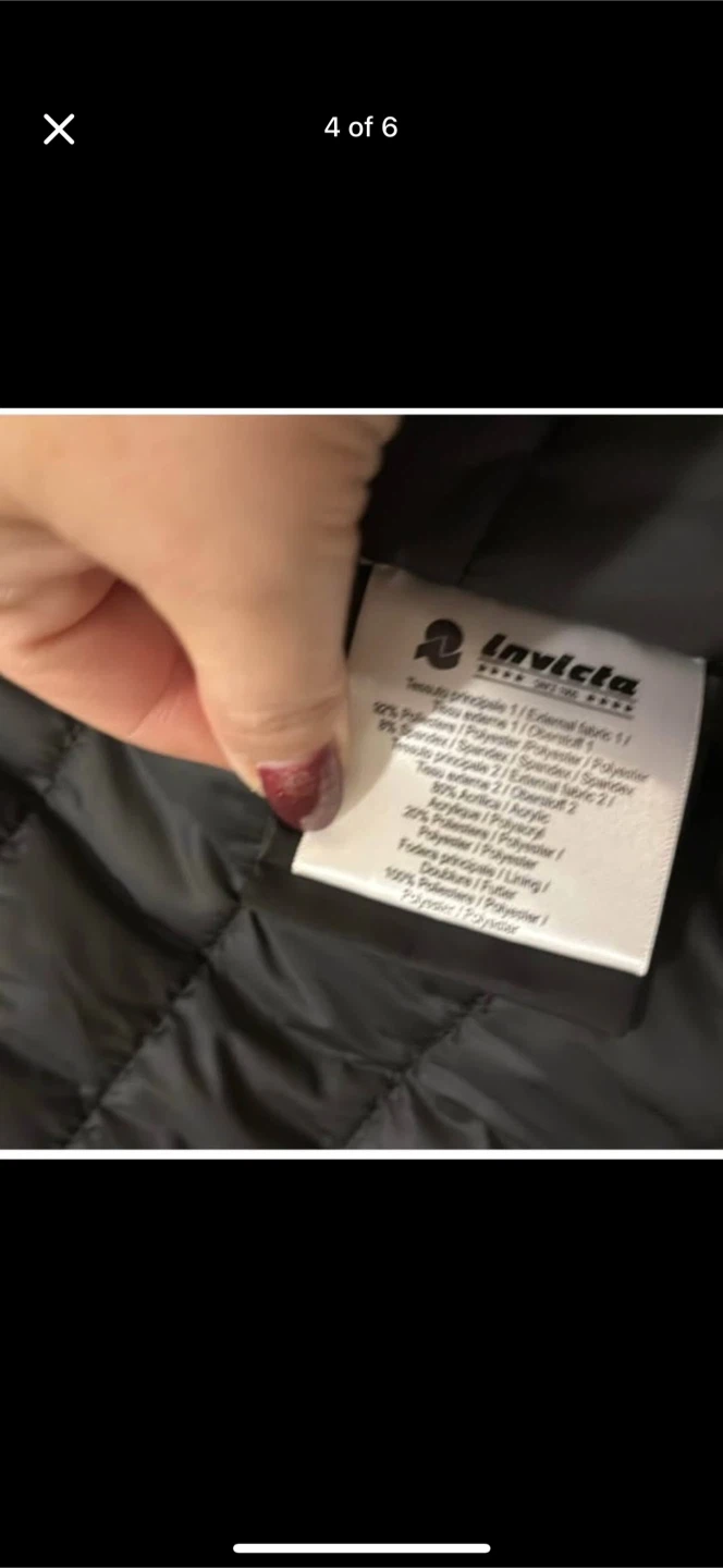 Invicta Torino Black Fur Trim Winter Coat sz L - photo 4