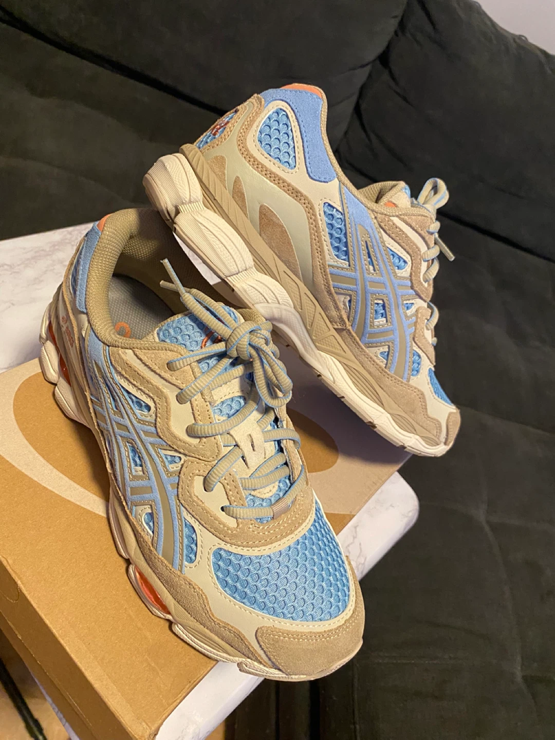ASICS Gel-NYC Harbor Blue Wood Crepe US Men's 10.5 - photo 2