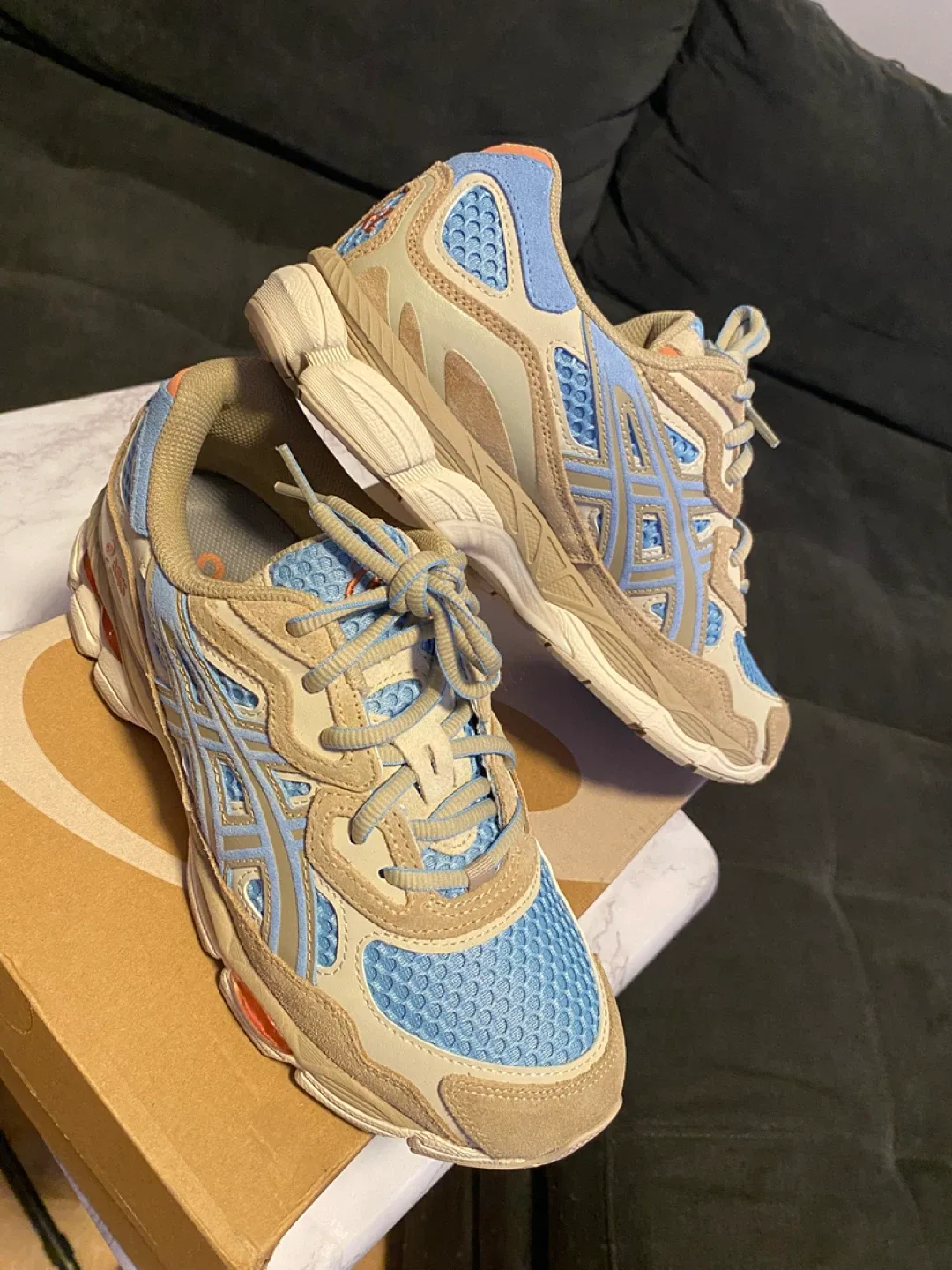 ASICS Gel-NYC Harbor Blue Wood Crepe US Men's 10.5 image indicator(2)