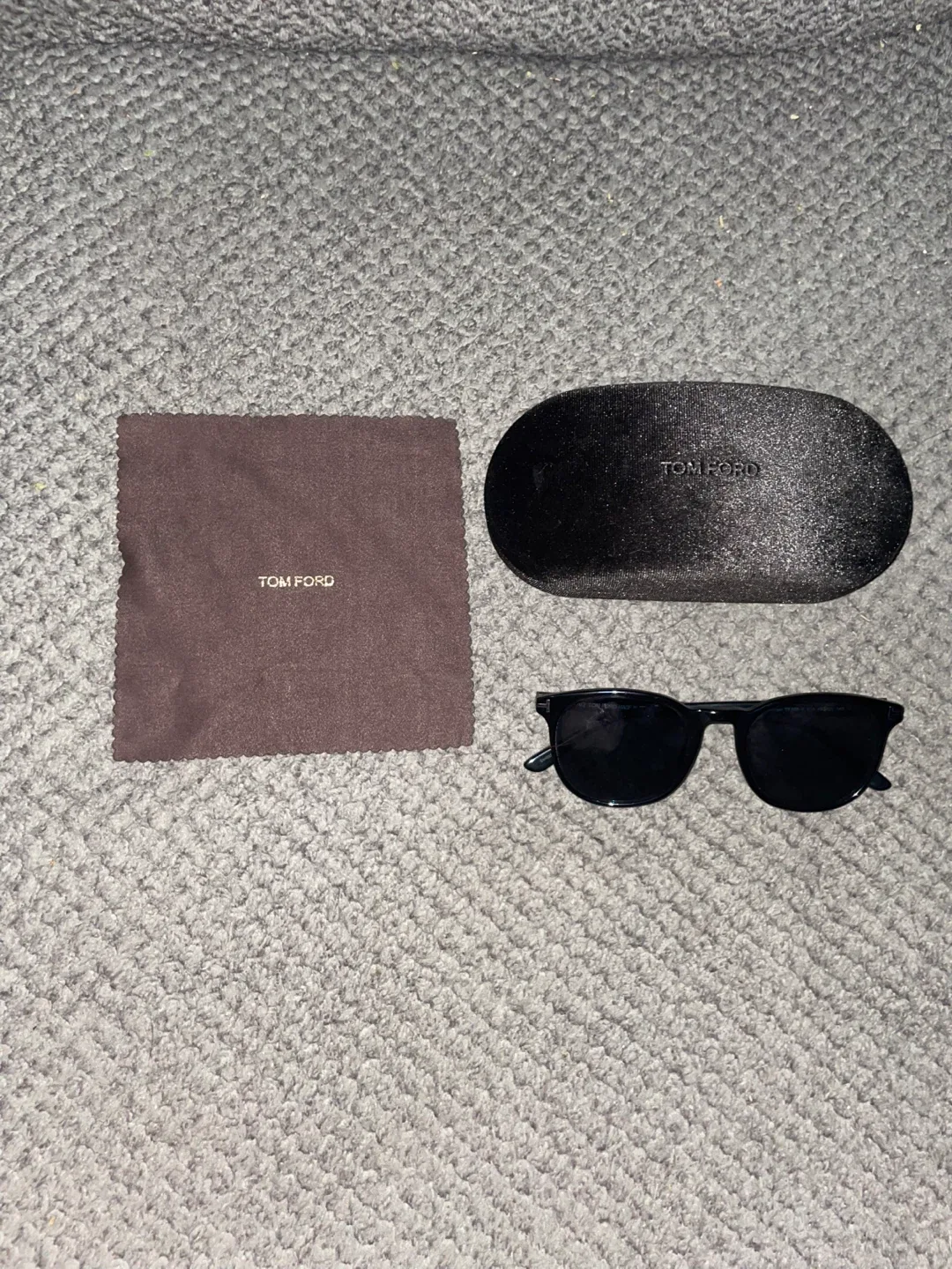 Tom Ford Black Sunglasses with Case