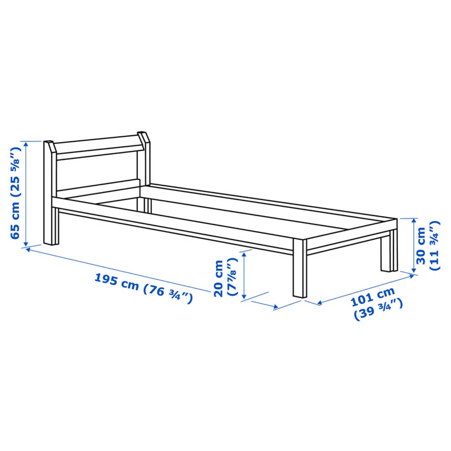 Twin size Bed Frame - photo 2