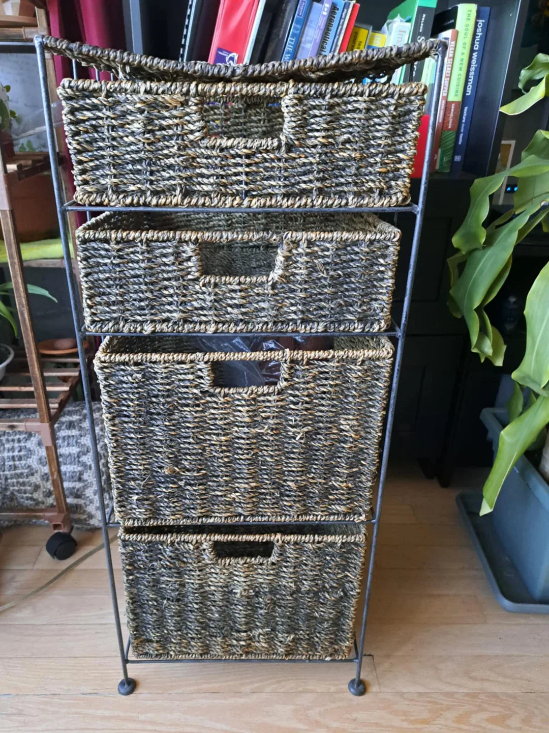 Wicker Basket Storage Tower thumbnail