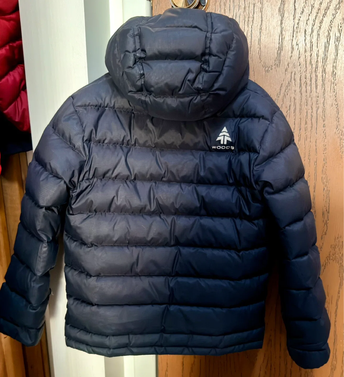 Kids Woods Black Down Jacket. Very Warm. Size S/P image indicator(2)