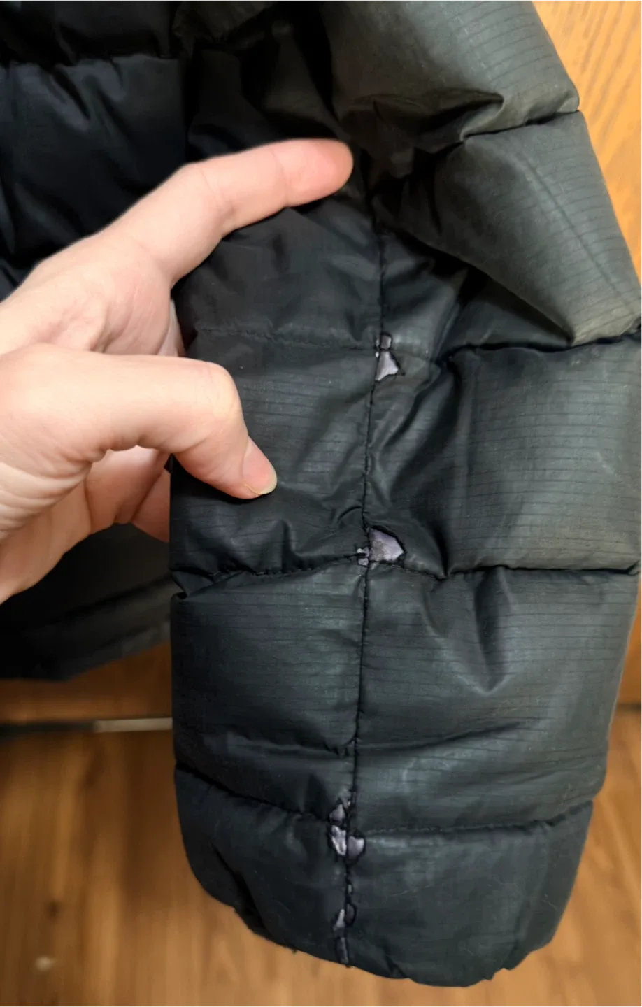 Kids Woods Black Down Jacket. Very Warm. Size S/P image indicator(3)