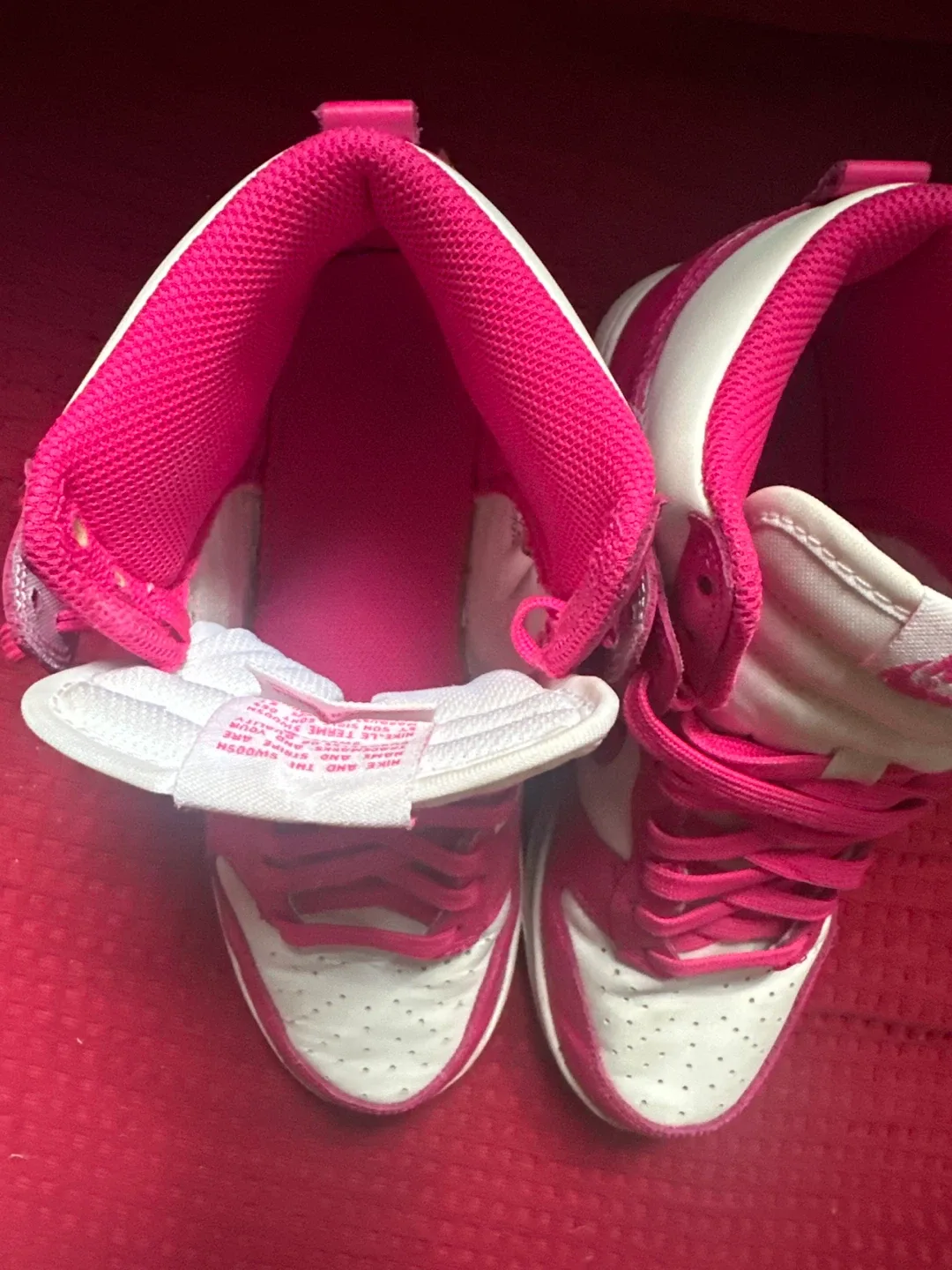 Nike Dunk High Pink/White Sneakers image indicator(3)