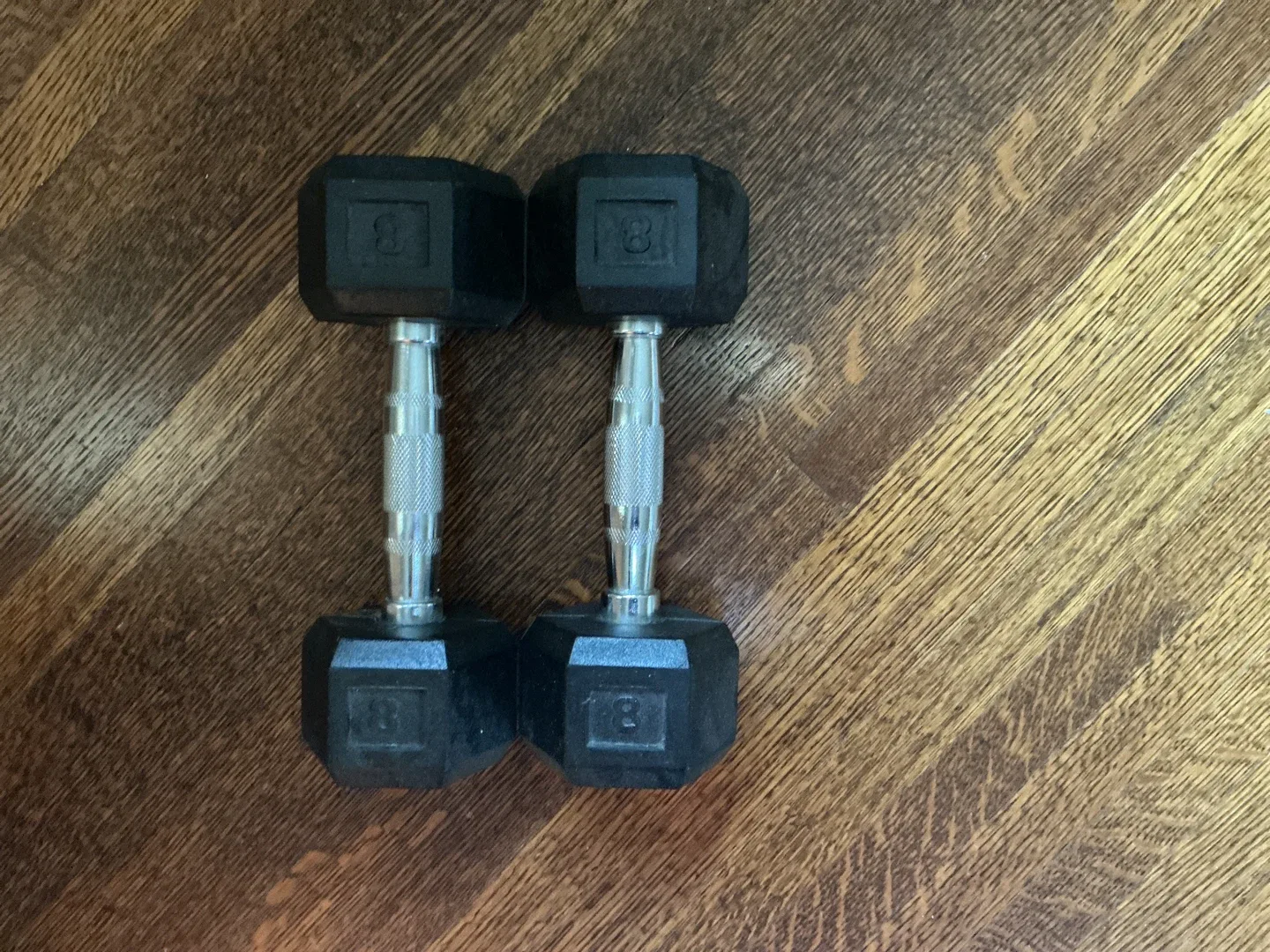 Pair of 8 lb Dumbbells